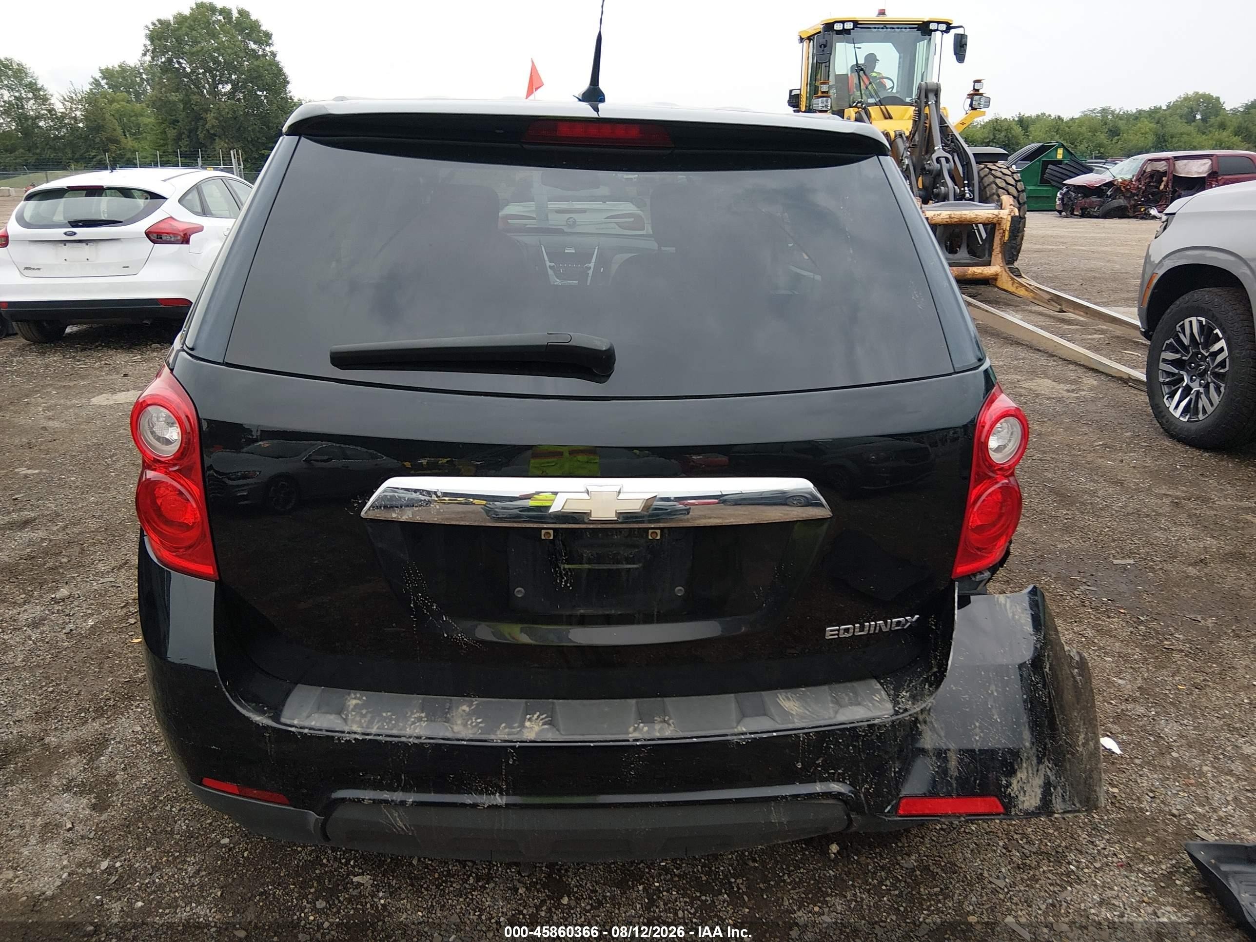 2011 Chevrolet Equinox Ls Black vin: 2GNALBEC0B1263372