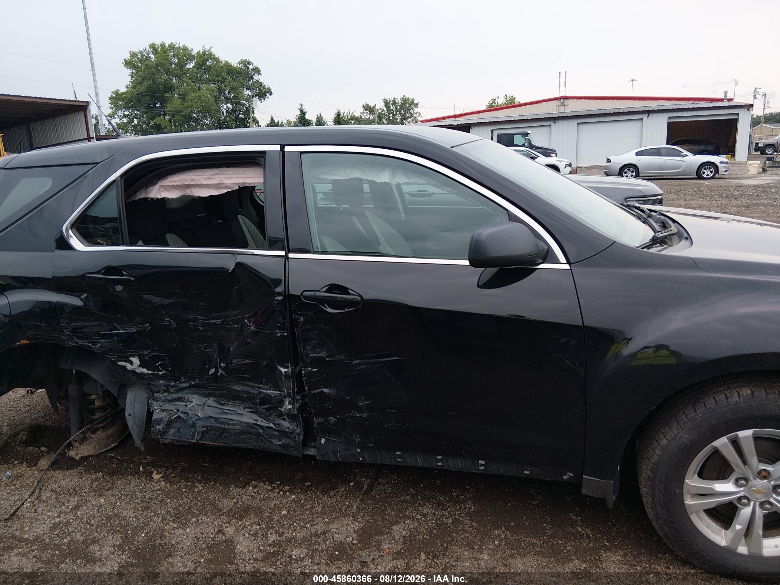 2011 Chevrolet Equinox Ls Black vin: 2GNALBEC0B1263372