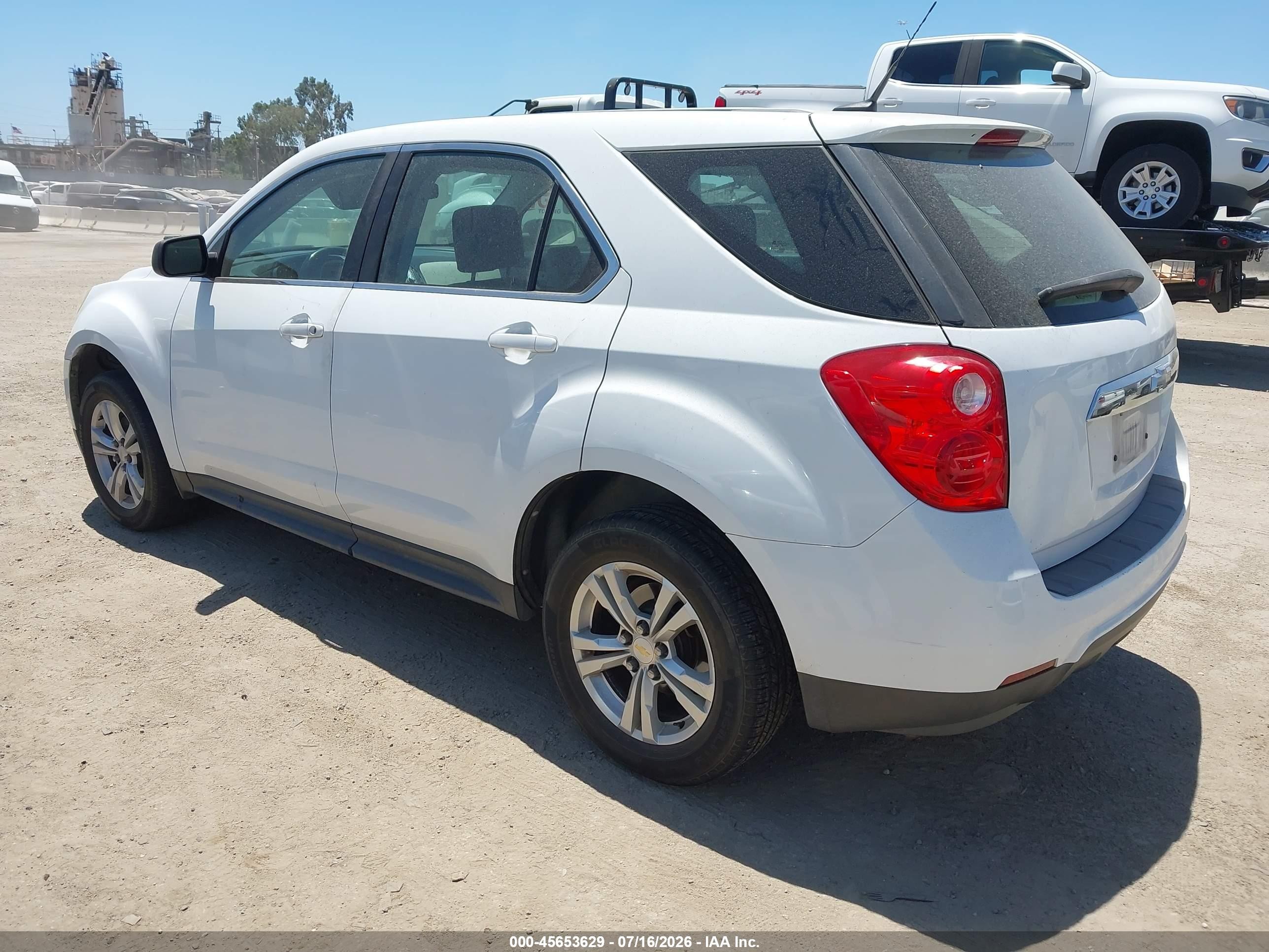 2011 Chevrolet Equinox Ls White vin: 2GNALBEC0B1287512