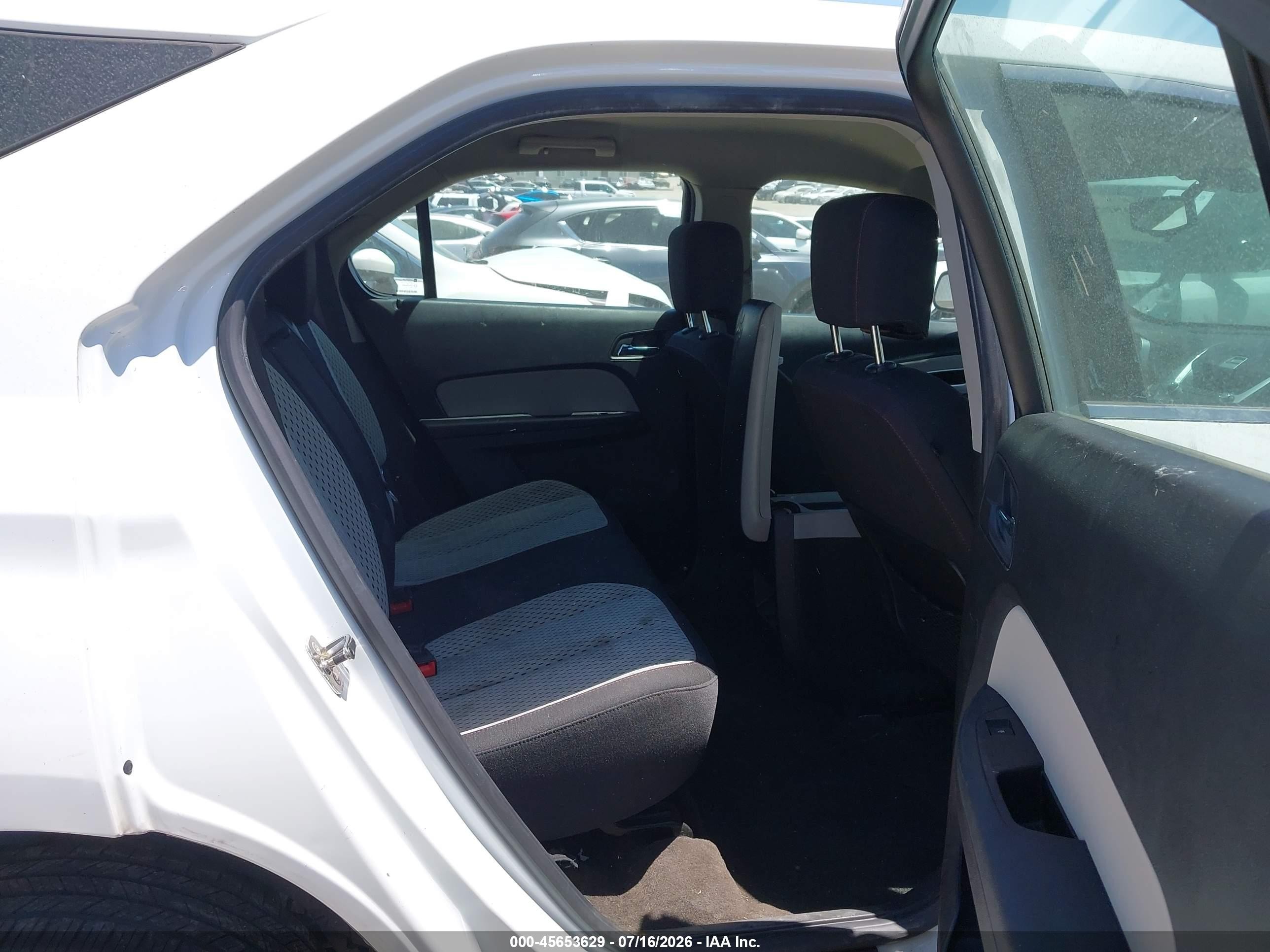 2011 Chevrolet Equinox Ls White vin: 2GNALBEC0B1287512