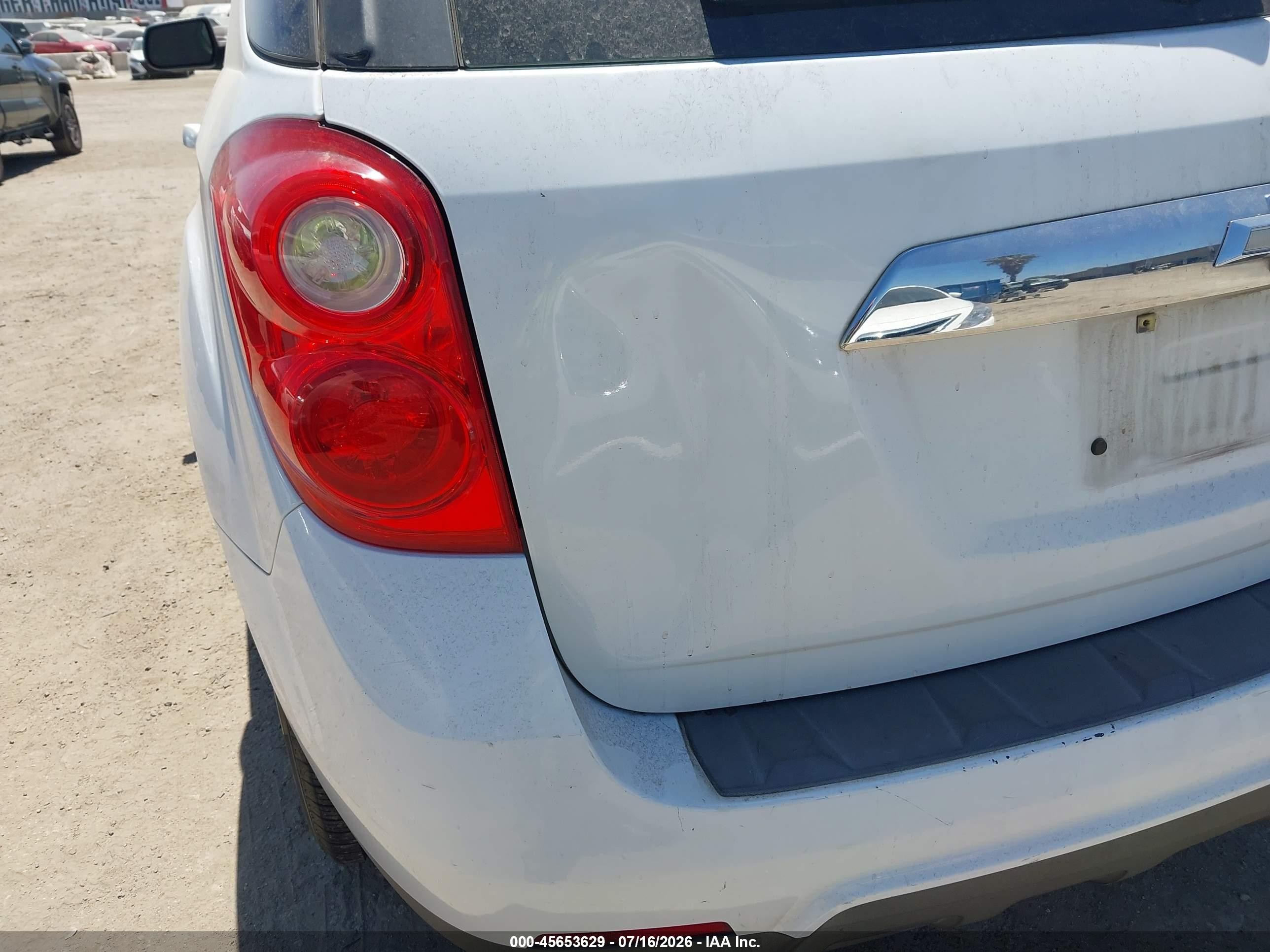 2011 Chevrolet Equinox Ls White vin: 2GNALBEC0B1287512
