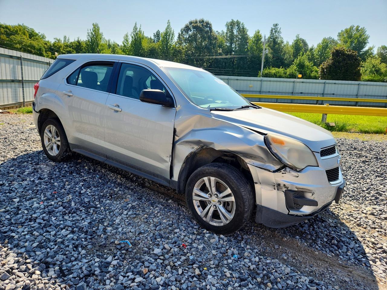 2011 Chevrolet Equinox Ls Silver vin: 2GNALBEC0B1292046