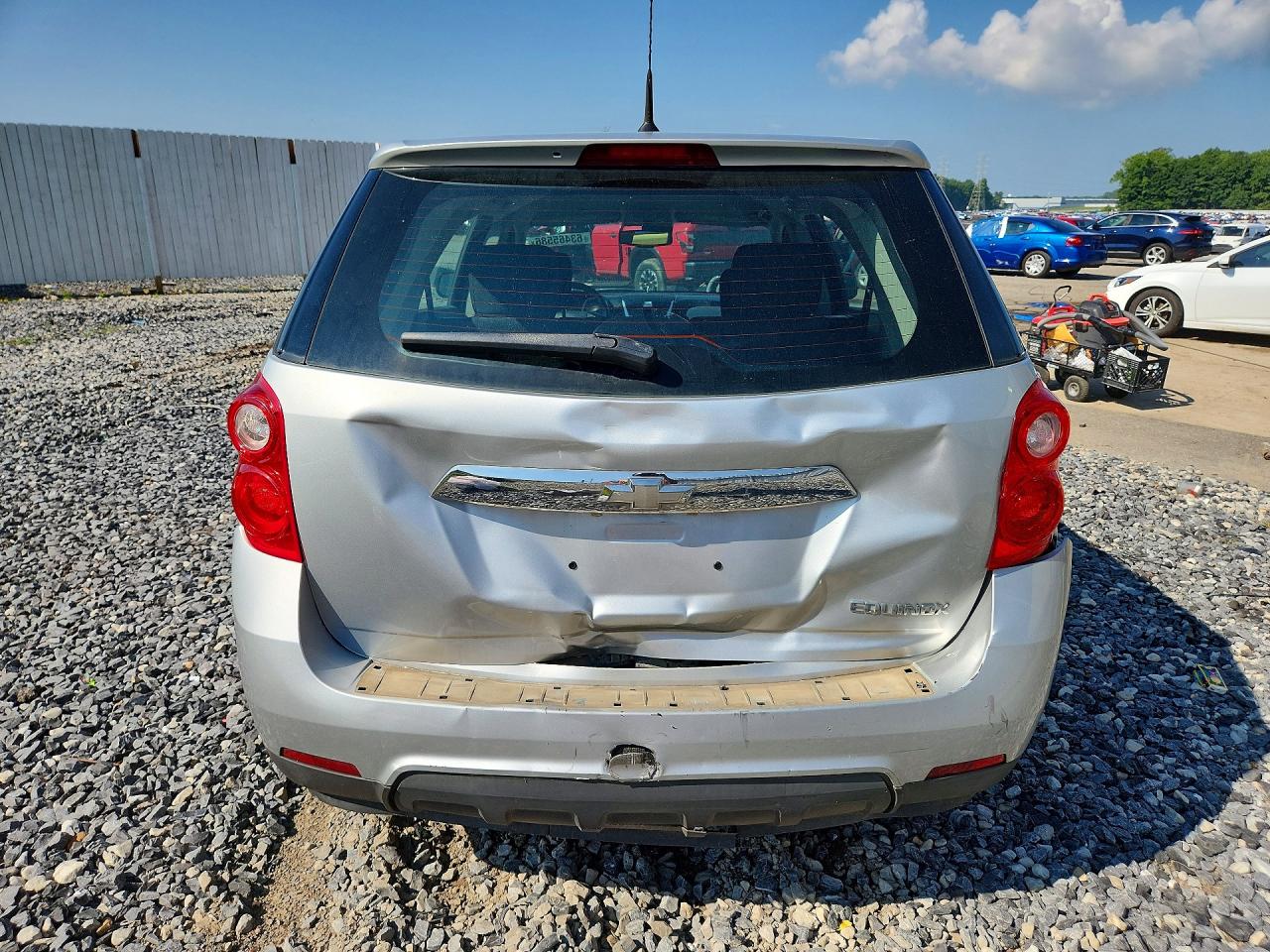 2011 Chevrolet Equinox Ls Silver vin: 2GNALBEC0B1292046