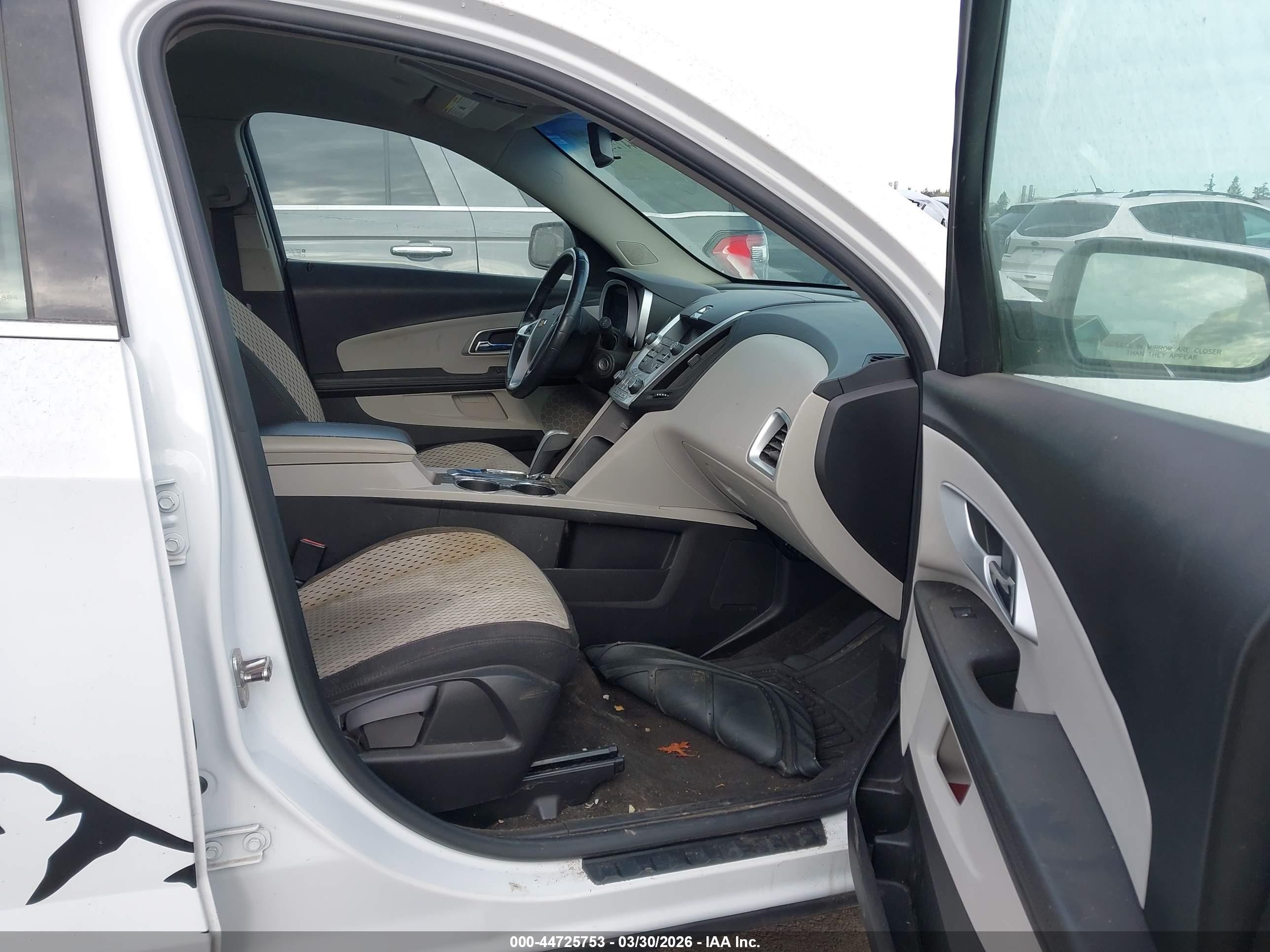 2011 Chevrolet Equinox Ls White vin: 2GNALBEC0B1319164