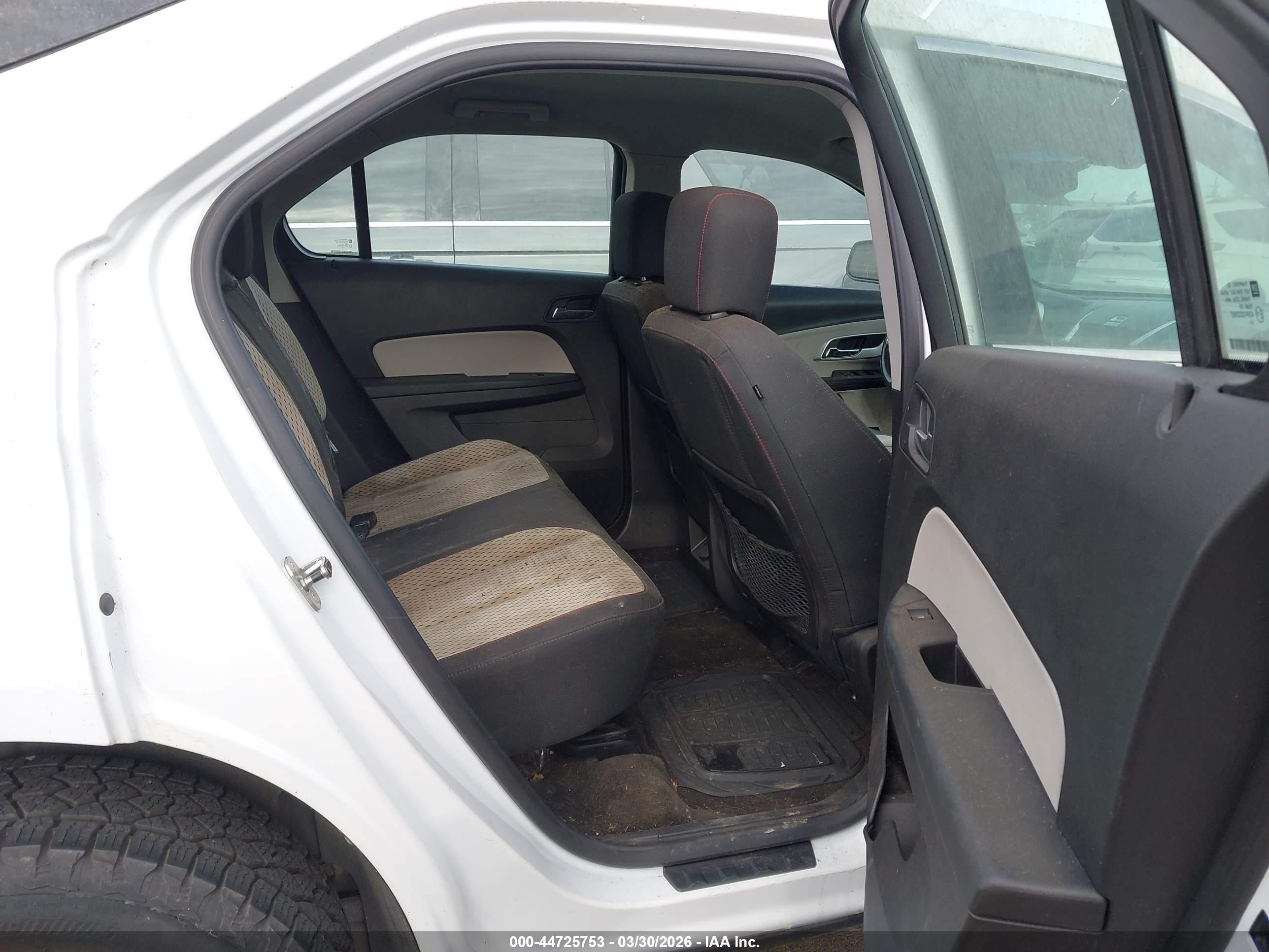 2011 Chevrolet Equinox Ls White vin: 2GNALBEC0B1319164