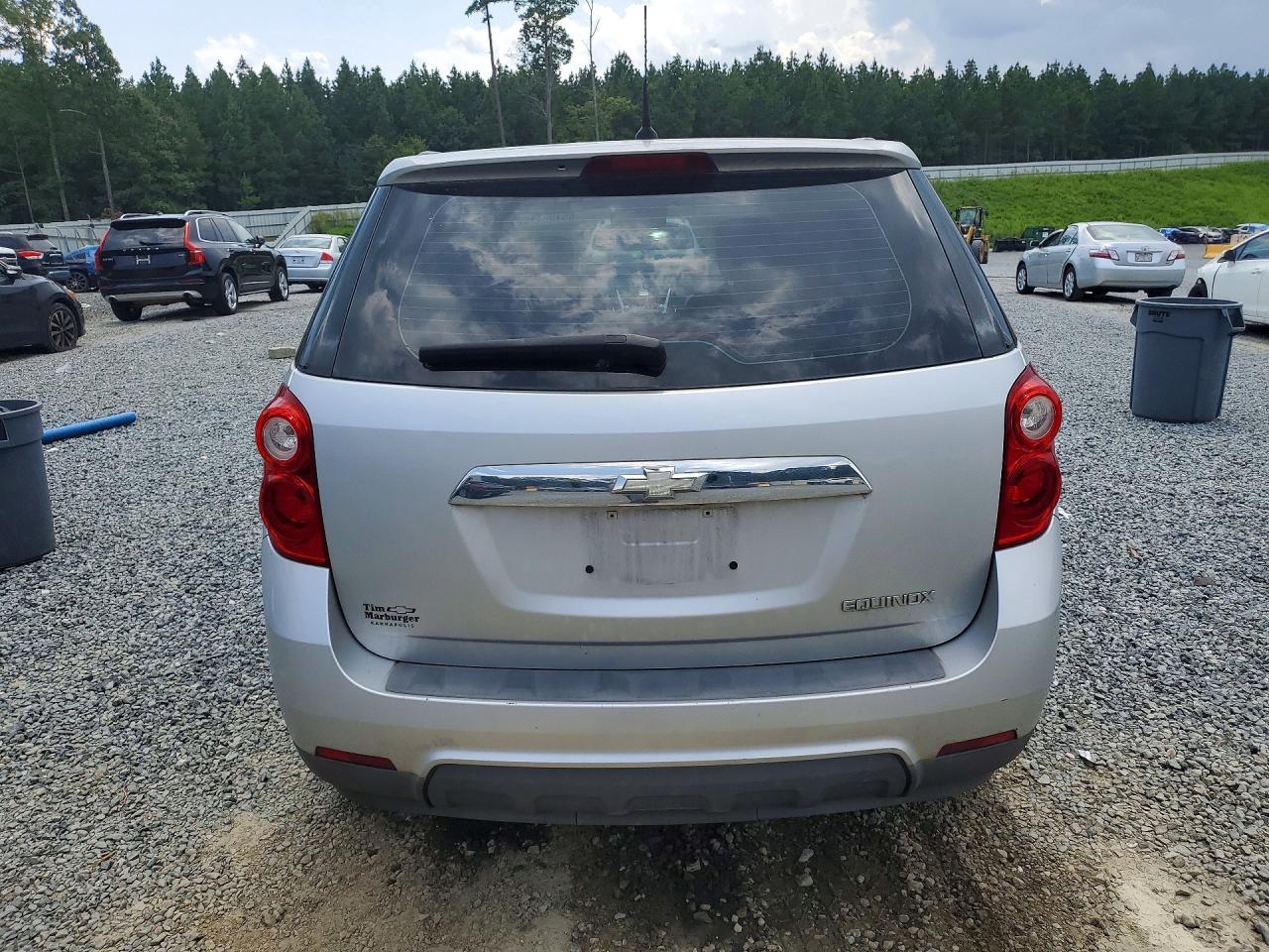2011 Chevrolet Equinox Ls Silver vin: 2GNALBEC1B1175916