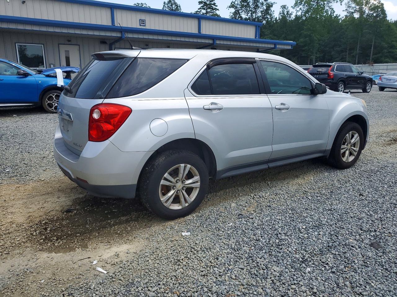 2011 Chevrolet Equinox Ls Silver vin: 2GNALBEC1B1175916