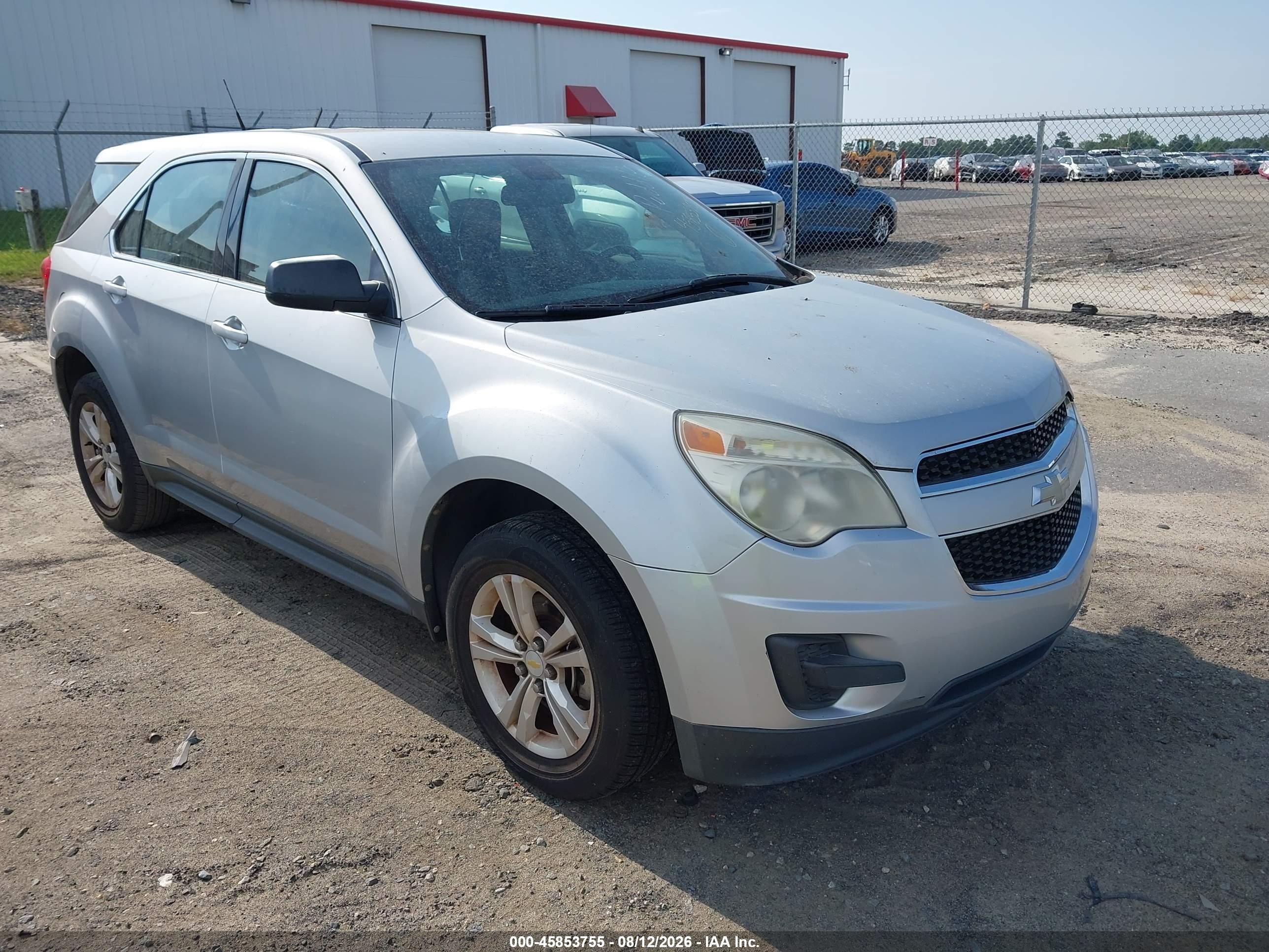 2011 Chevrolet Equinox Ls Silver vin: 2GNALBEC1B1192862