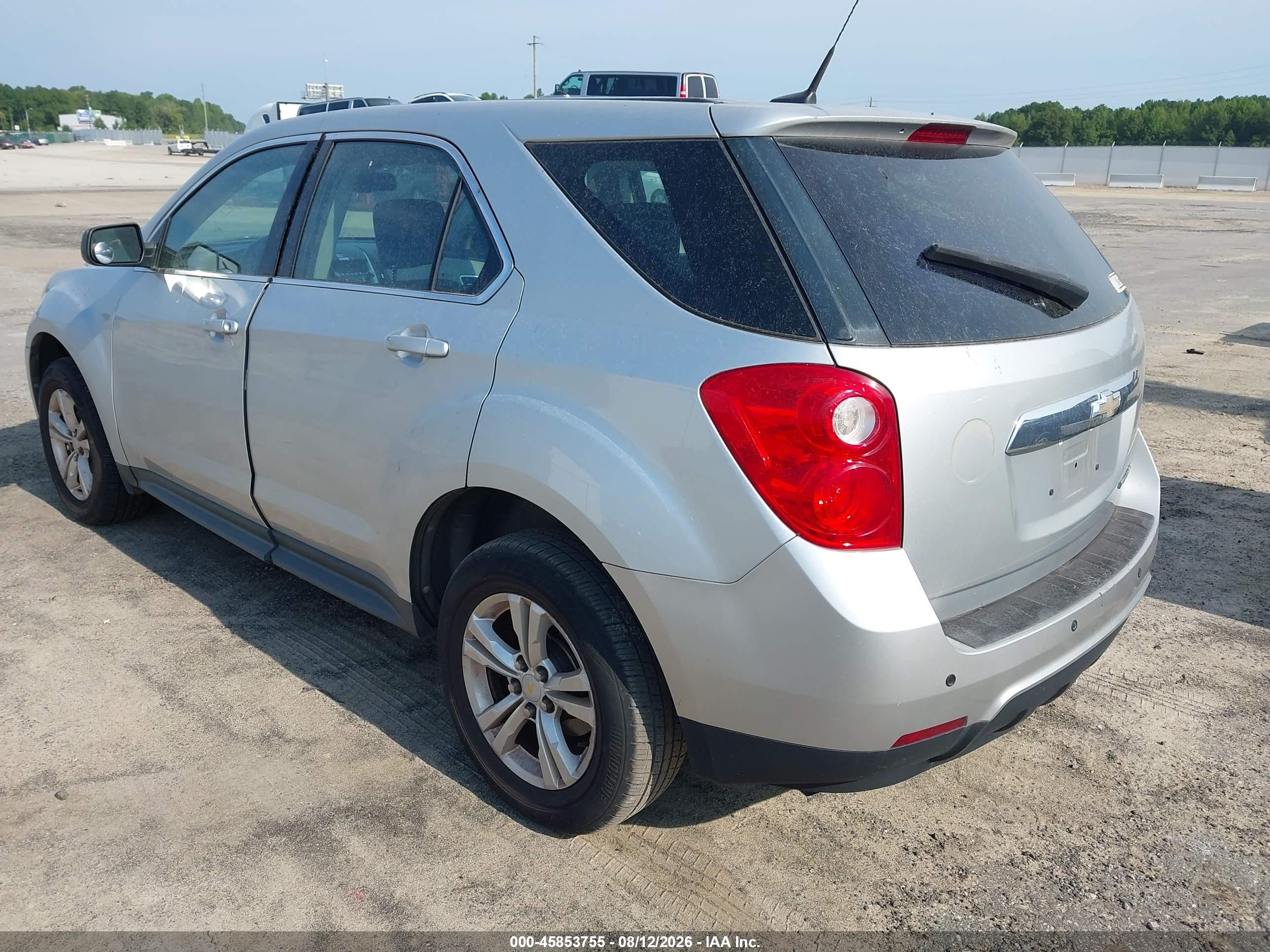 2011 Chevrolet Equinox Ls Silver vin: 2GNALBEC1B1192862