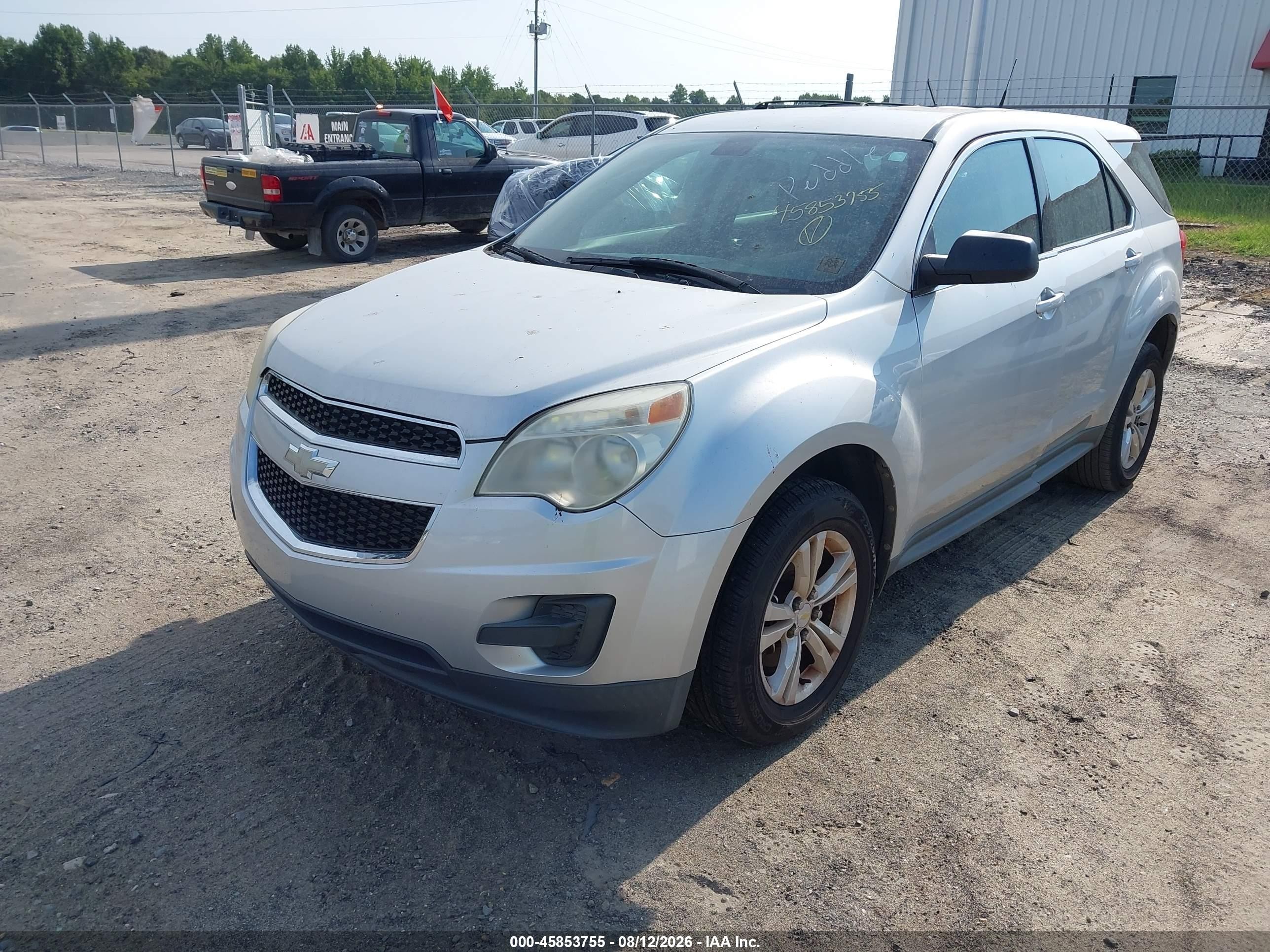 2011 Chevrolet Equinox Ls Silver vin: 2GNALBEC1B1192862