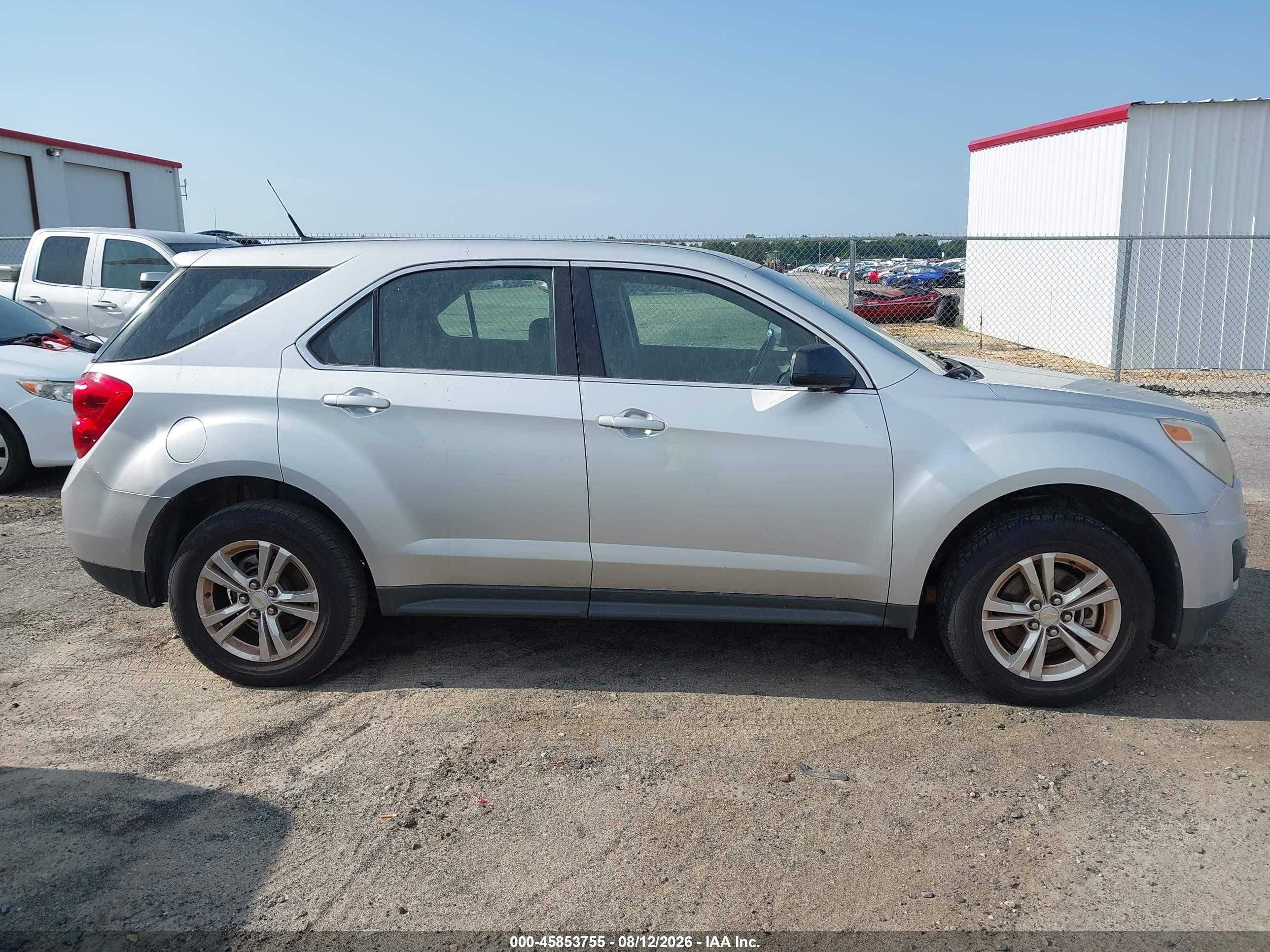 2011 Chevrolet Equinox Ls Silver vin: 2GNALBEC1B1192862