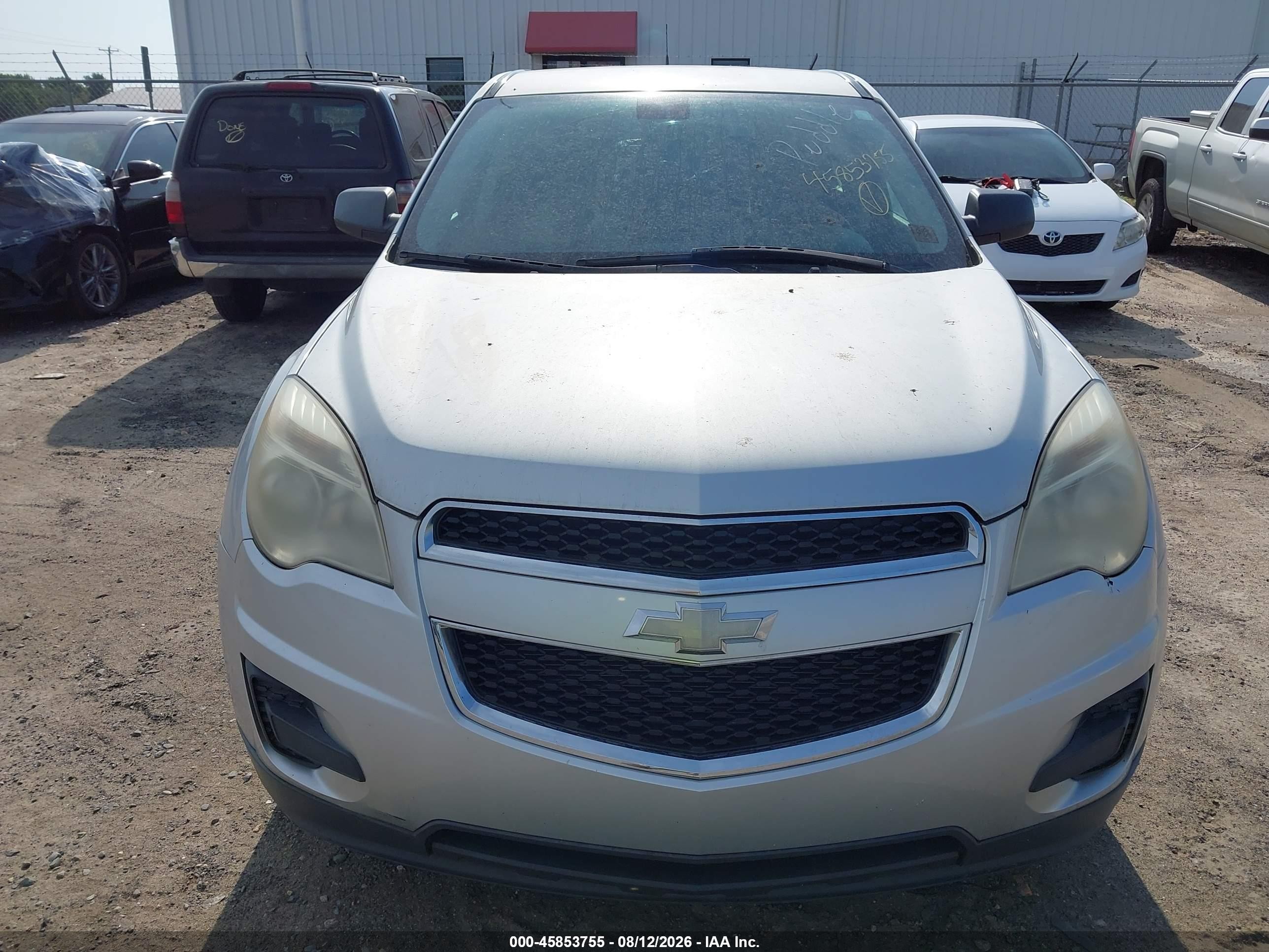 2011 Chevrolet Equinox Ls Silver vin: 2GNALBEC1B1192862