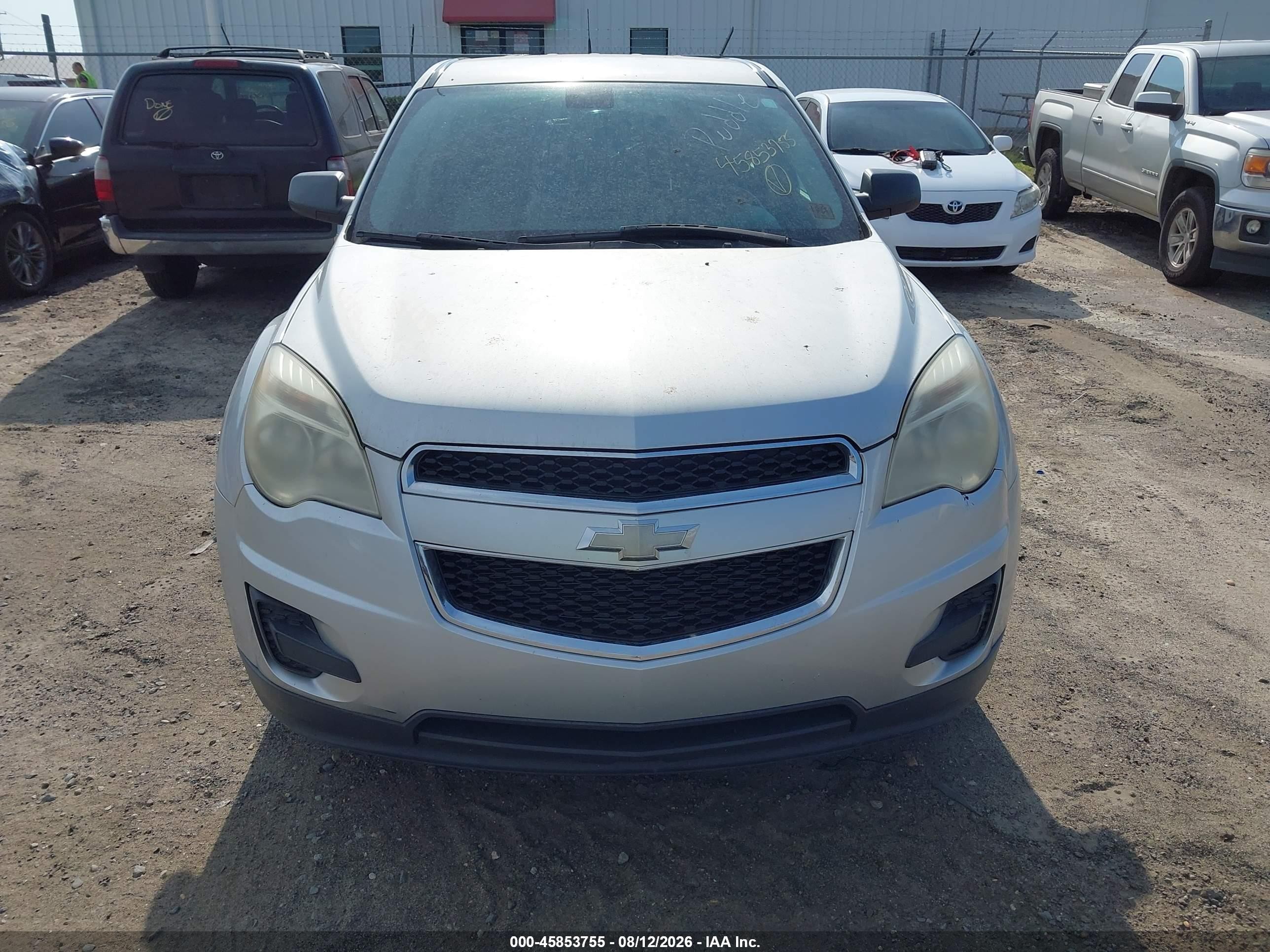 2011 Chevrolet Equinox Ls Silver vin: 2GNALBEC1B1192862
