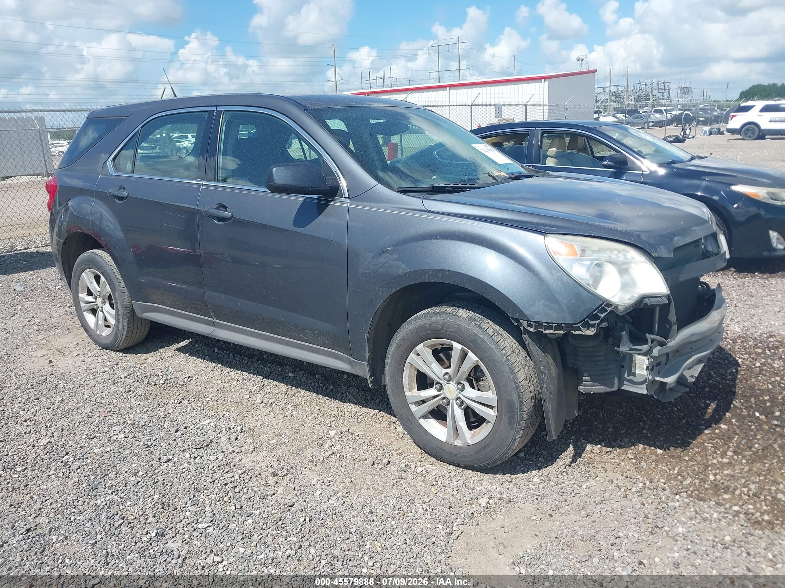 2011 Chevrolet Equinox Ls Gray vin: 2GNALBEC2B1198220