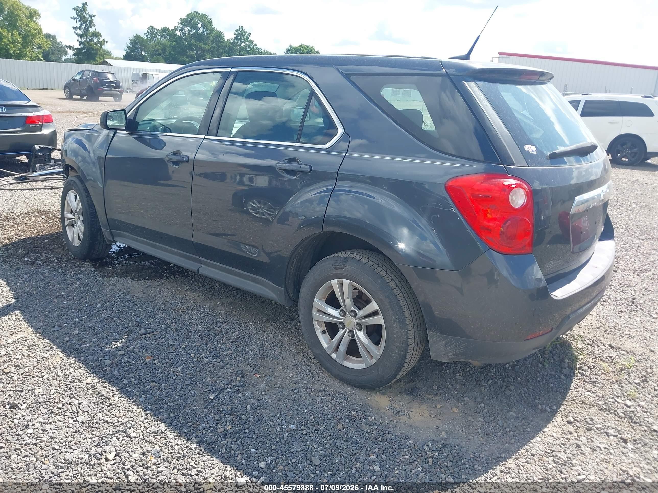 2011 Chevrolet Equinox Ls Gray vin: 2GNALBEC2B1198220