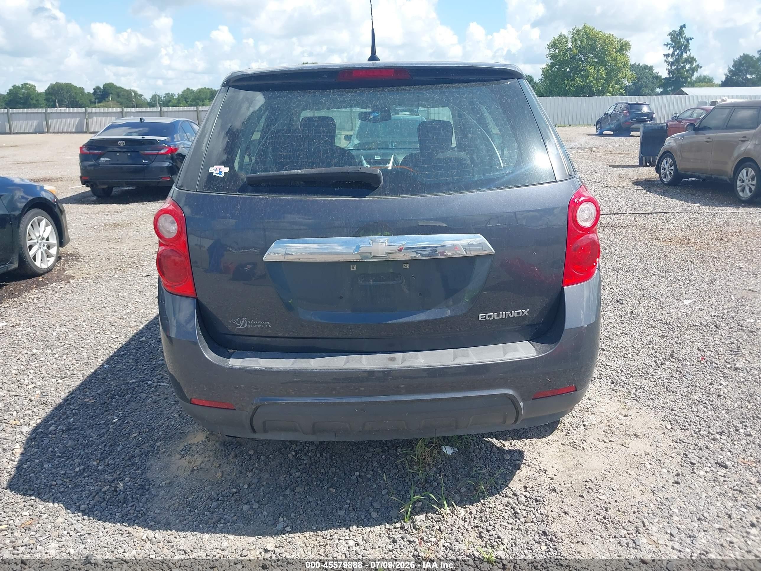 2011 Chevrolet Equinox Ls Gray vin: 2GNALBEC2B1198220