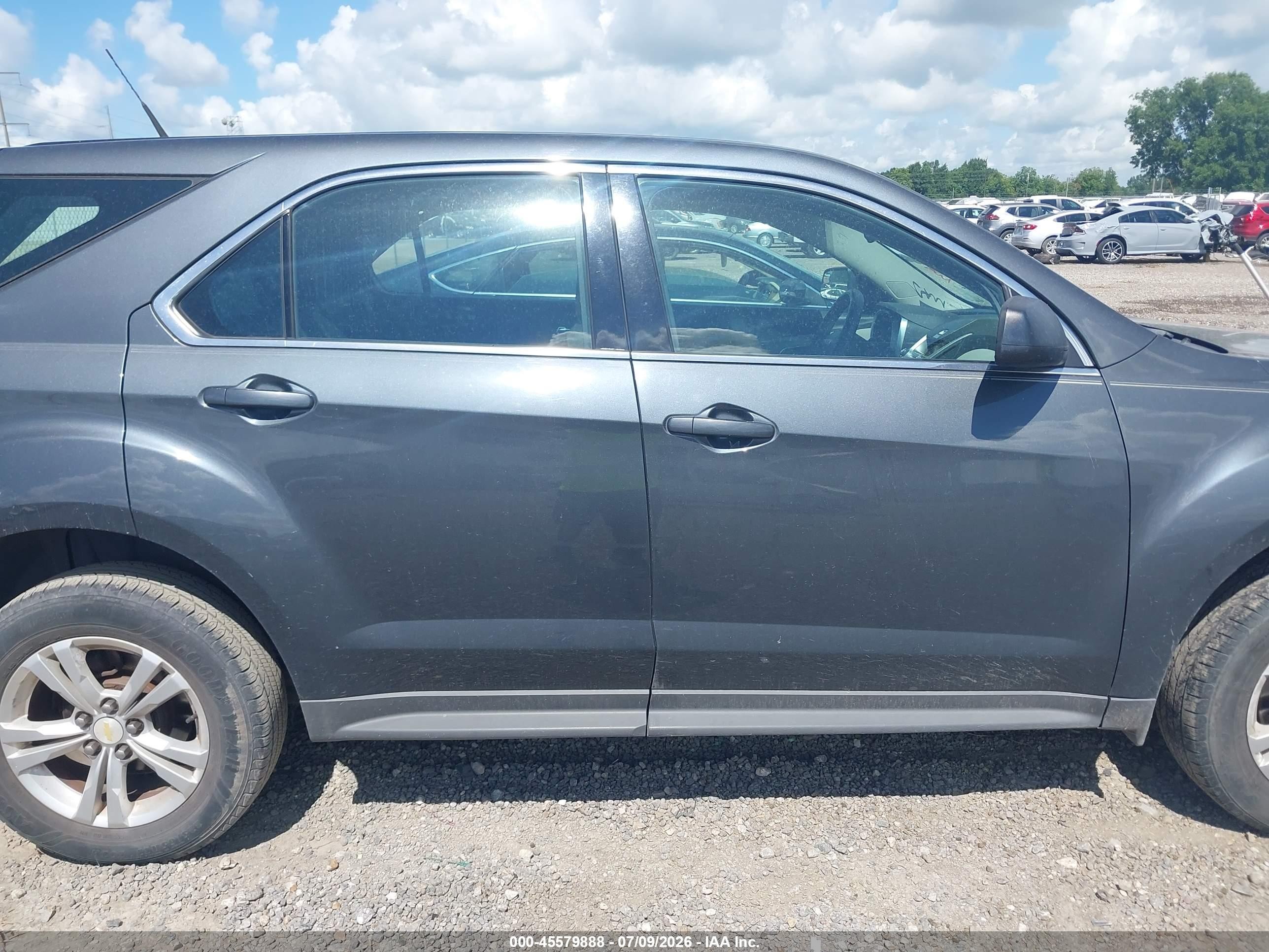 2011 Chevrolet Equinox Ls Gray vin: 2GNALBEC2B1198220