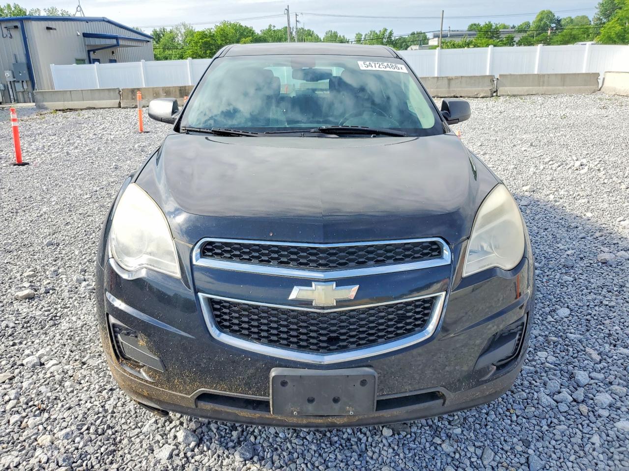 2011 Chevrolet Equinox Ls Black vin: 2GNALBEC2B1324950