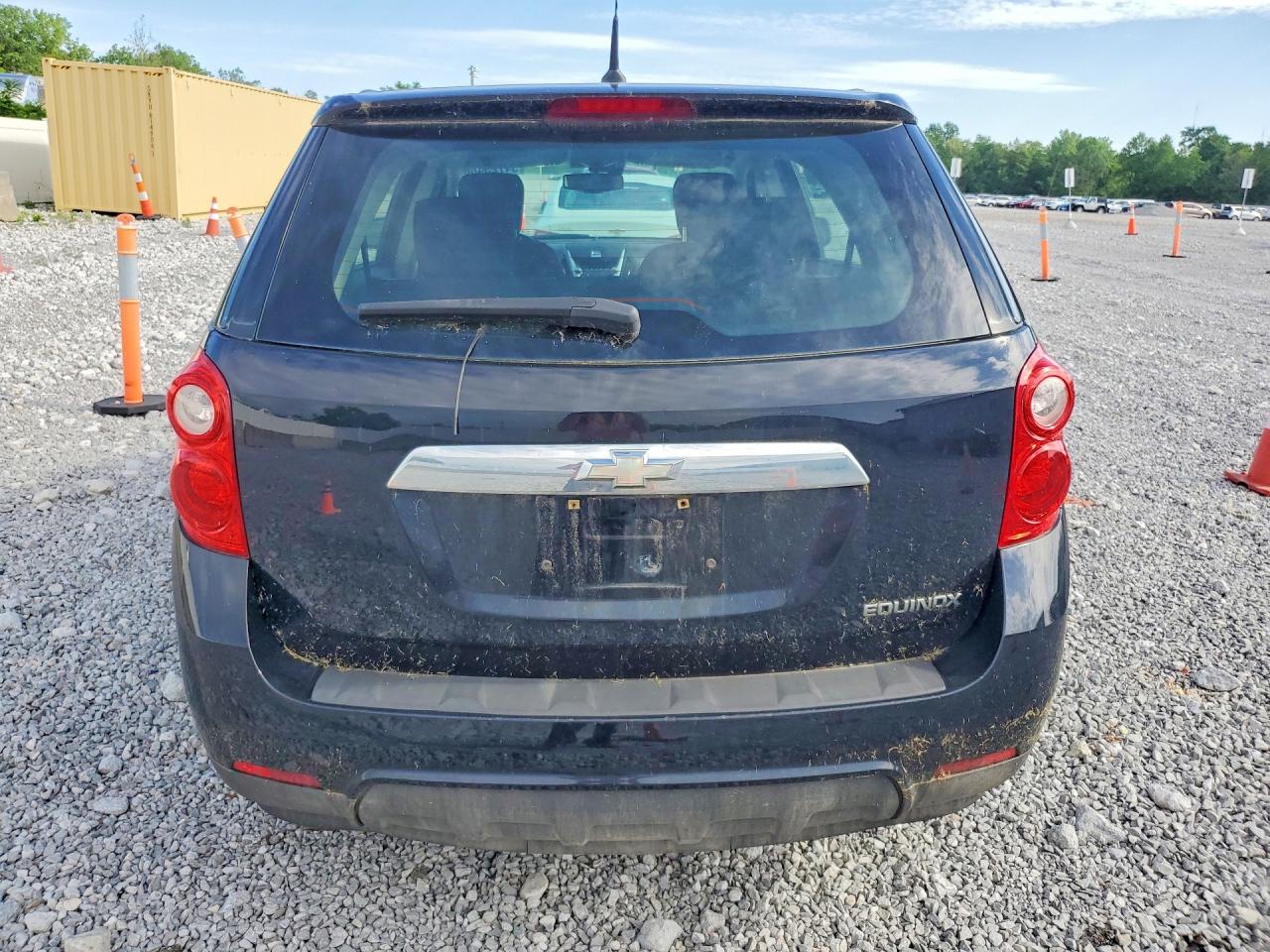 2011 Chevrolet Equinox Ls Black vin: 2GNALBEC2B1324950