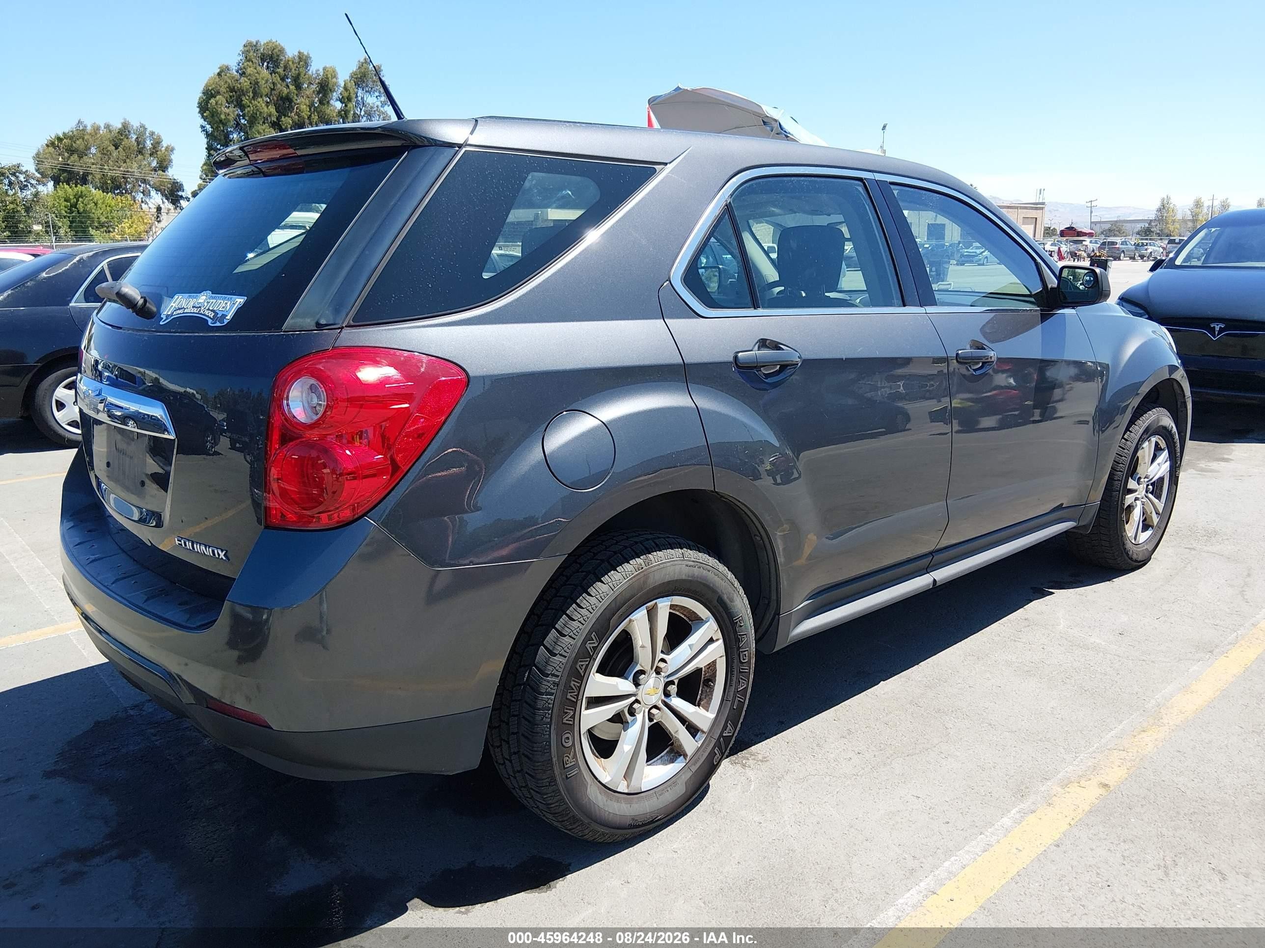 2011 Chevrolet Equinox Ls Gray vin: 2GNALBEC3B1192006