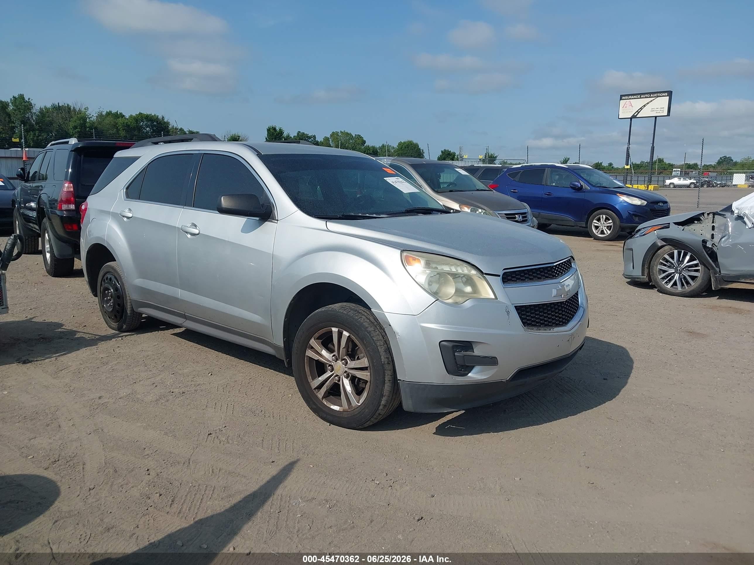 2011 Chevrolet Equinox Ls Silver vin: 2GNALBEC3B1249787