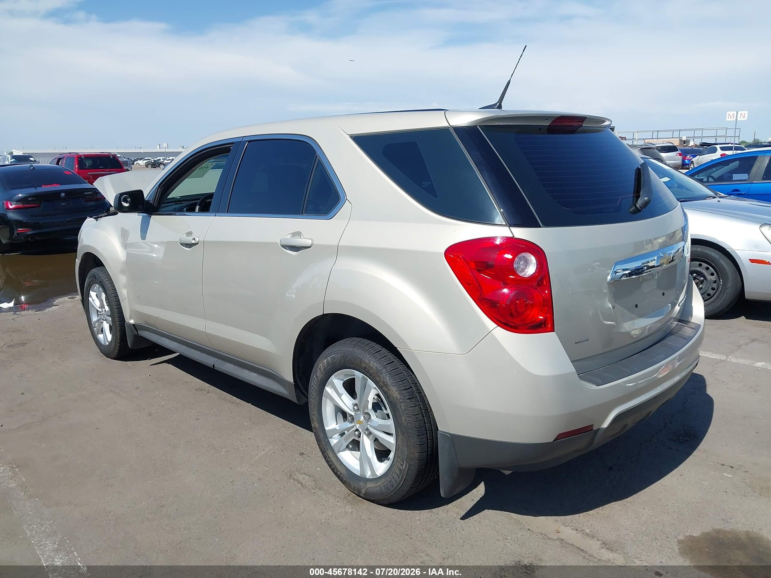 2011 Chevrolet Equinox Ls Beige vin: 2GNALBEC4B1174422