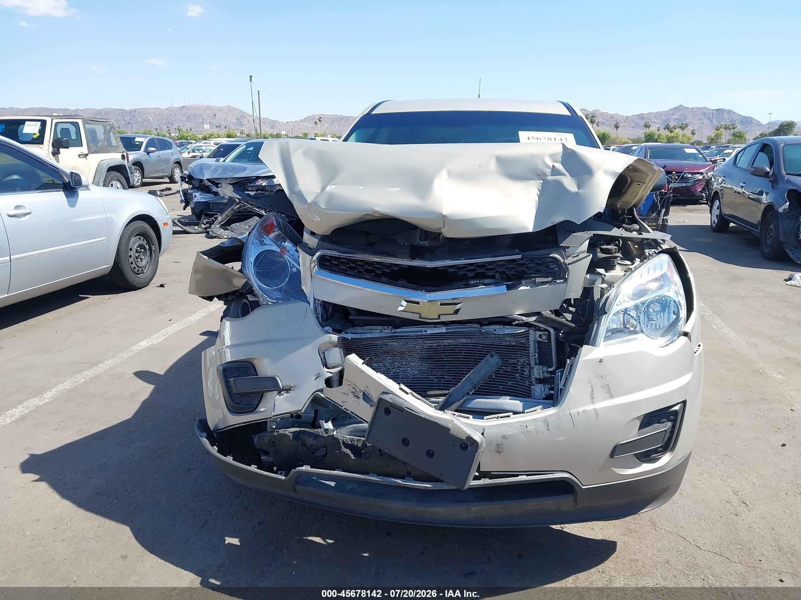 2011 Chevrolet Equinox Ls Beige vin: 2GNALBEC4B1174422