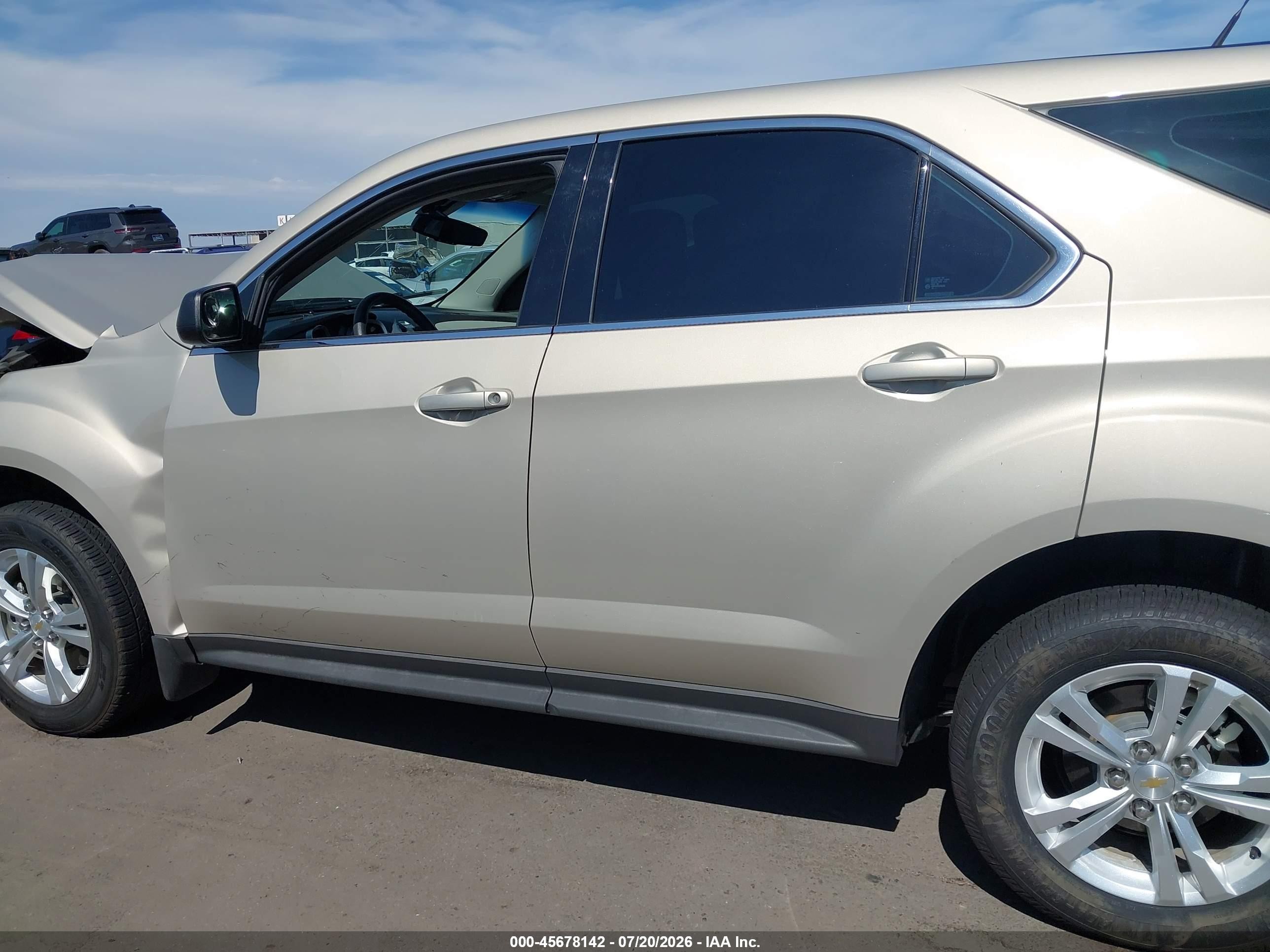 2011 Chevrolet Equinox Ls Beige vin: 2GNALBEC4B1174422