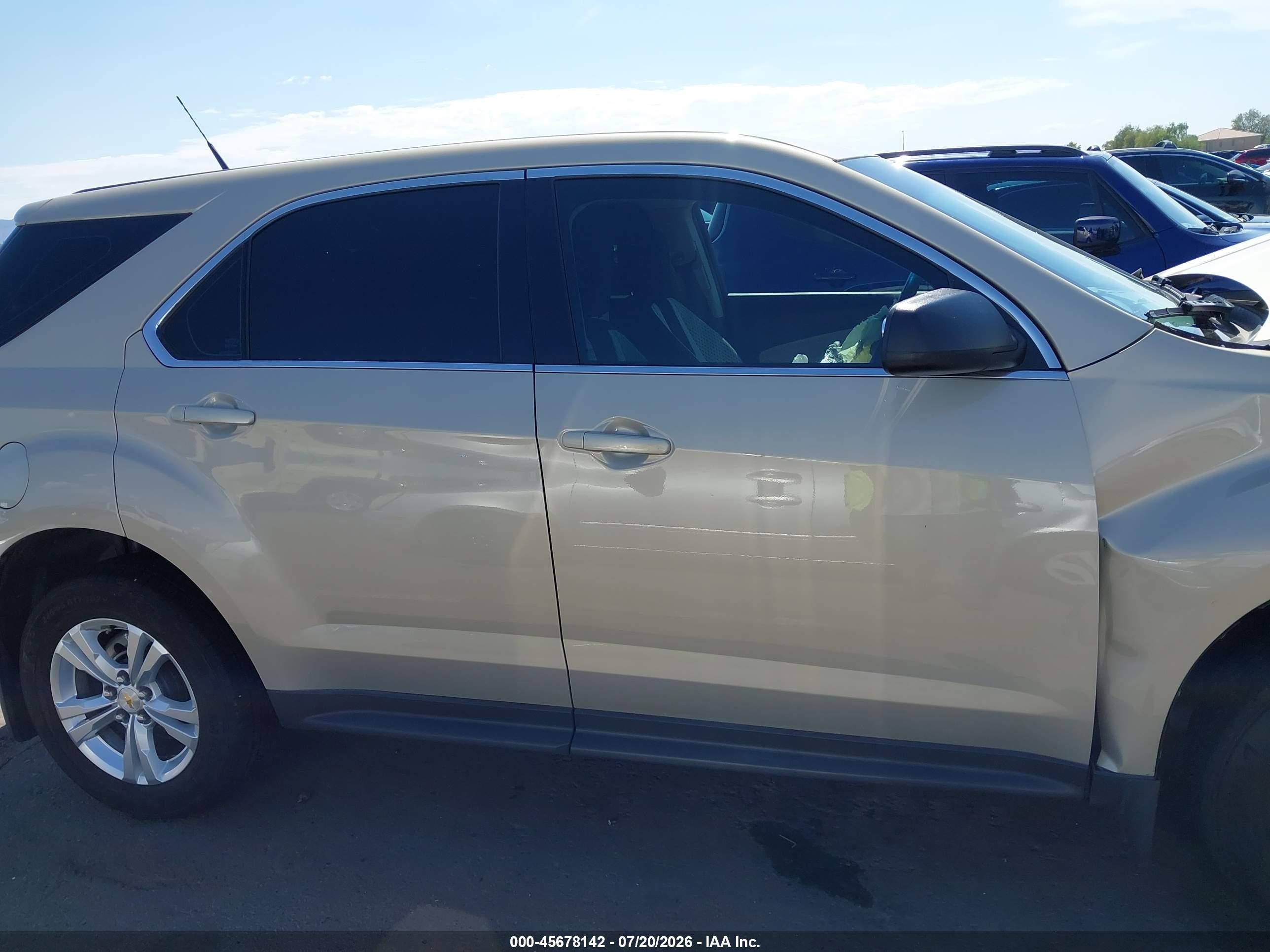 2011 Chevrolet Equinox Ls Beige vin: 2GNALBEC4B1174422