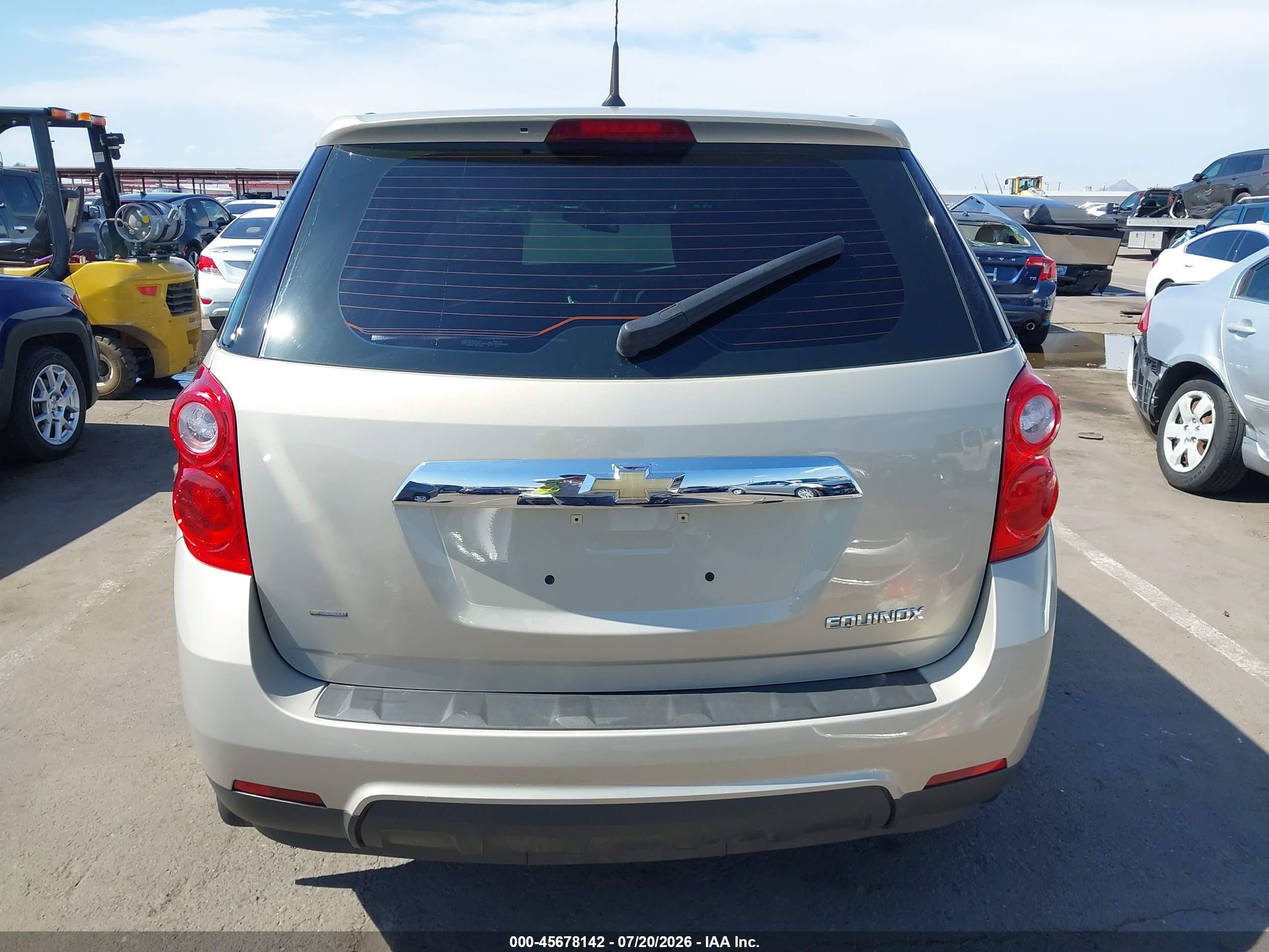2011 Chevrolet Equinox Ls Beige vin: 2GNALBEC4B1174422