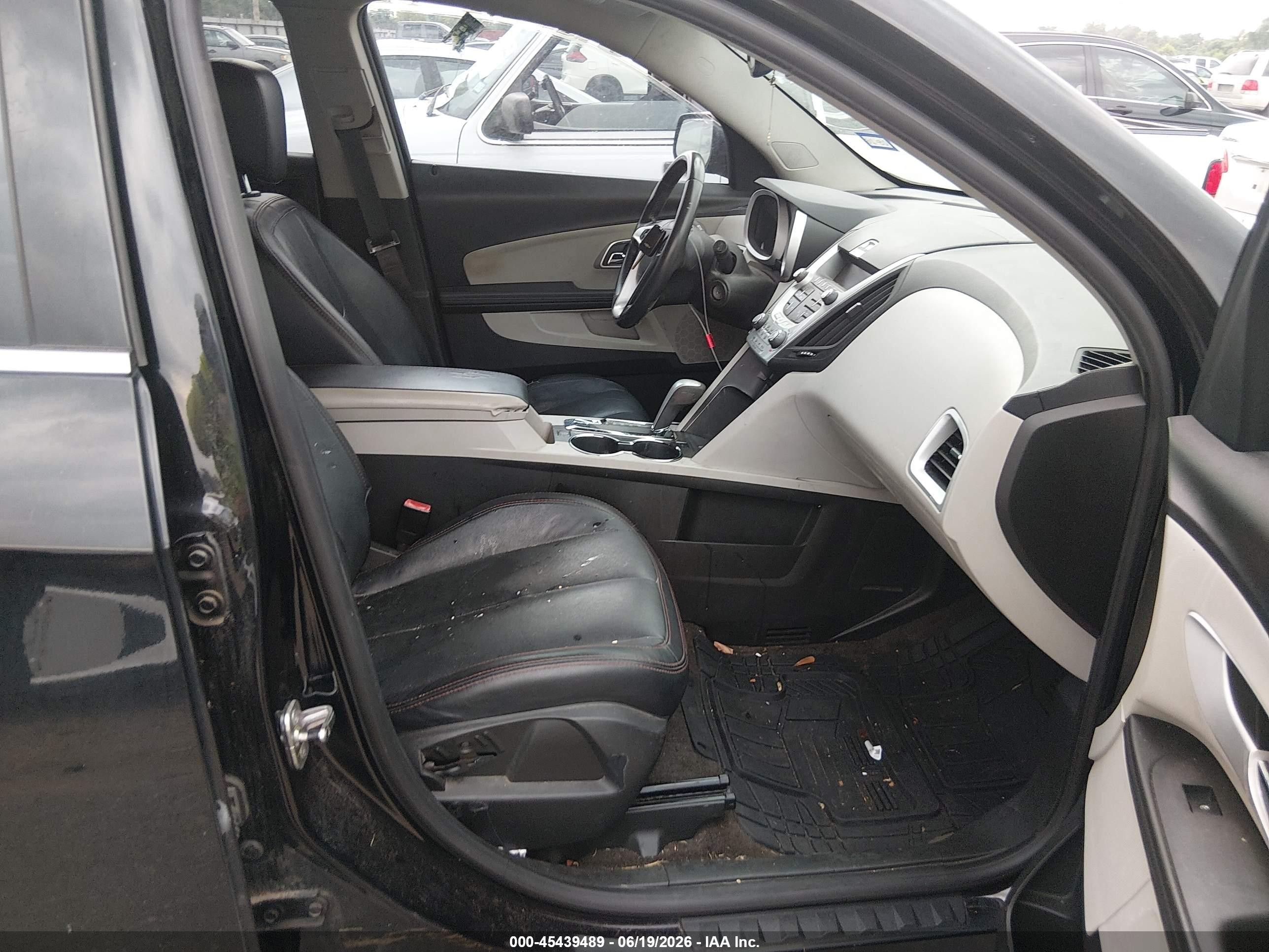 2011 Chevrolet Equinox Ls Black vin: 2GNALBEC4B1208990