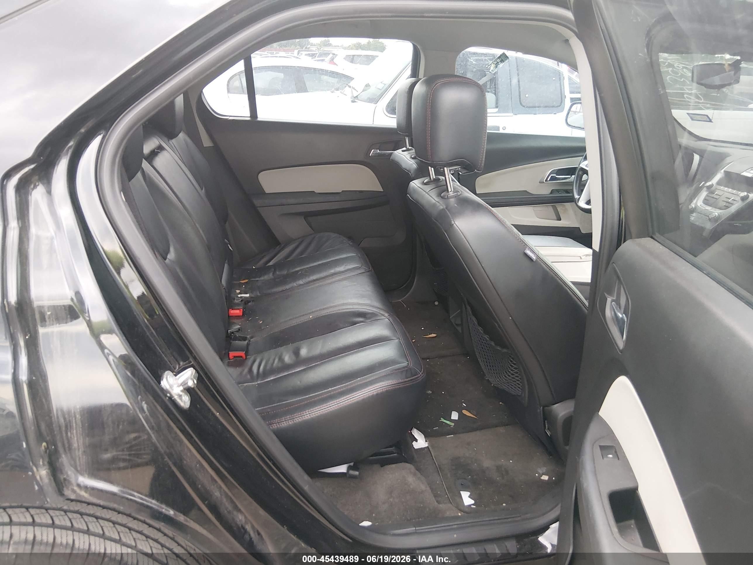 2011 Chevrolet Equinox Ls Black vin: 2GNALBEC4B1208990