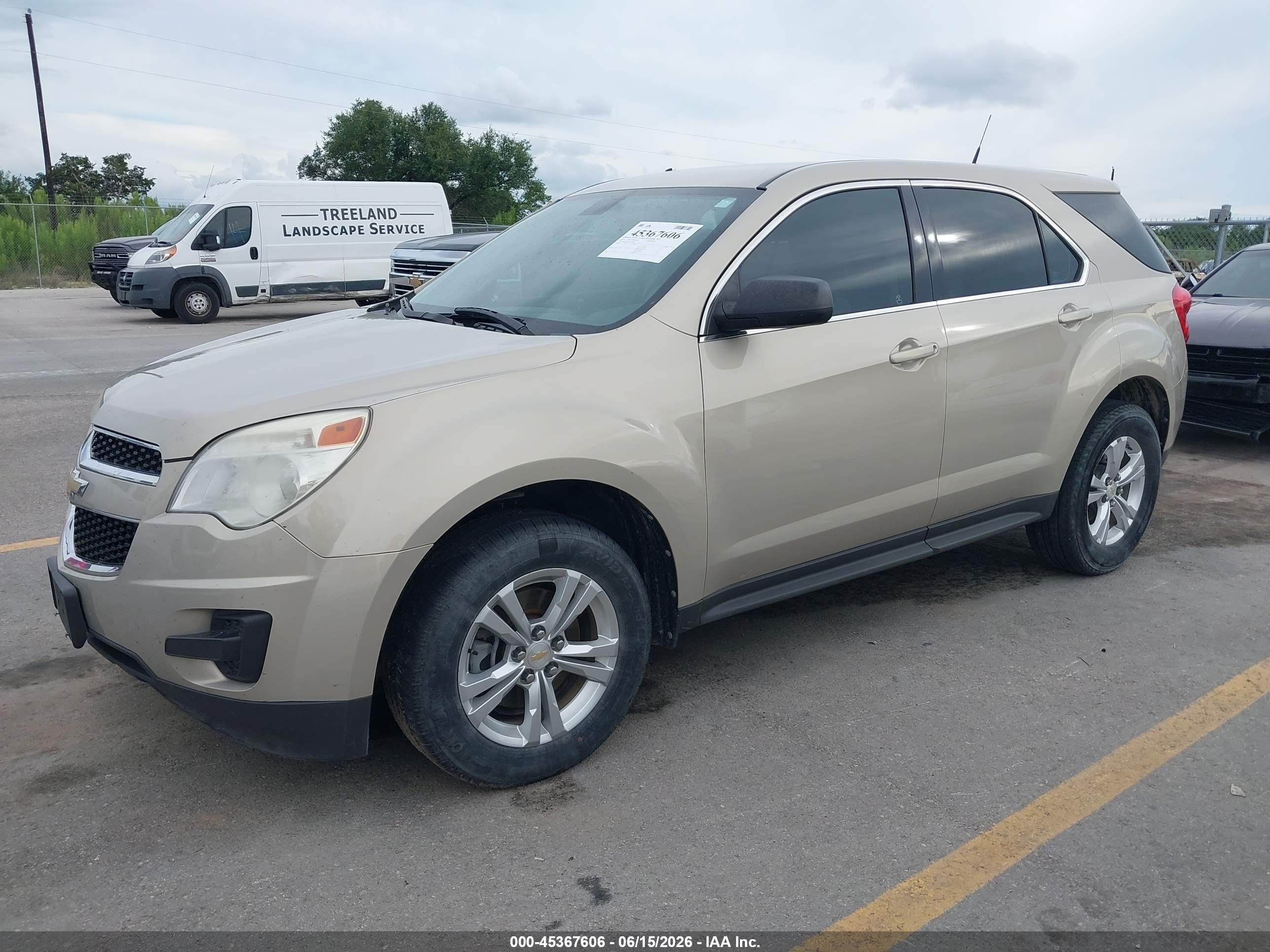 2011 Chevrolet Equinox Ls Tan vin: 2GNALBEC4B1326960