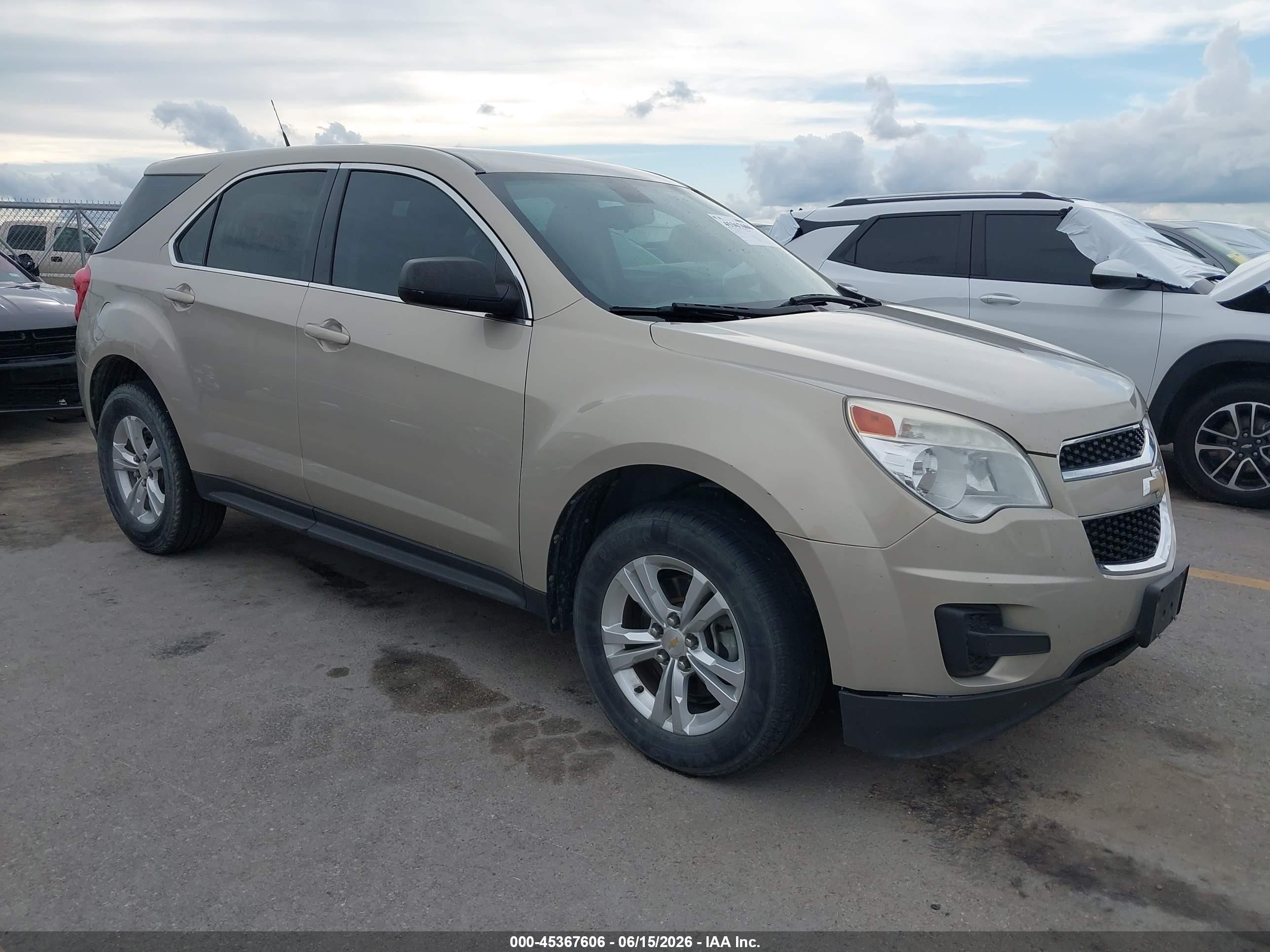 2011 Chevrolet Equinox Ls Tan vin: 2GNALBEC4B1326960