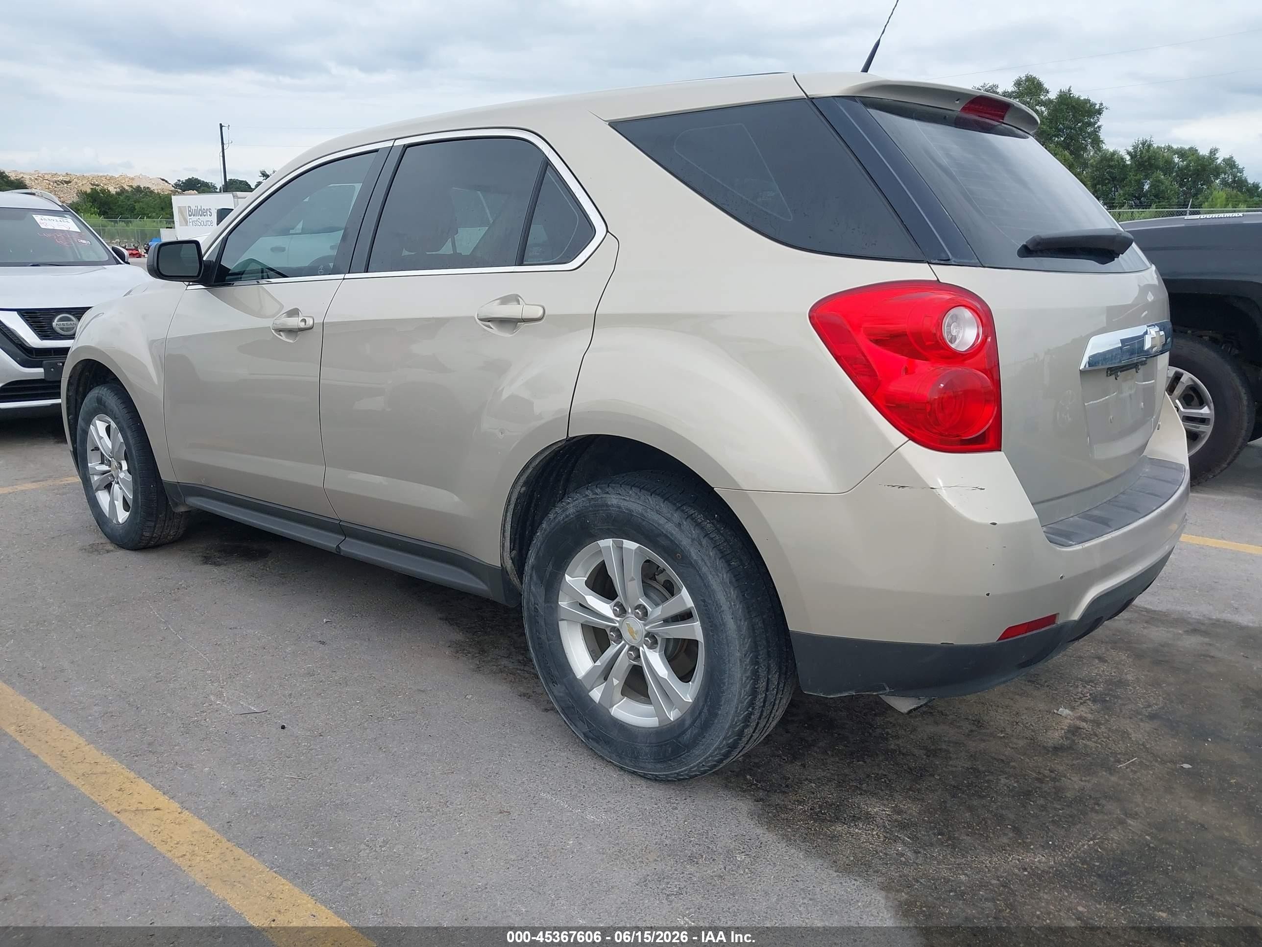 2011 Chevrolet Equinox Ls Tan vin: 2GNALBEC4B1326960