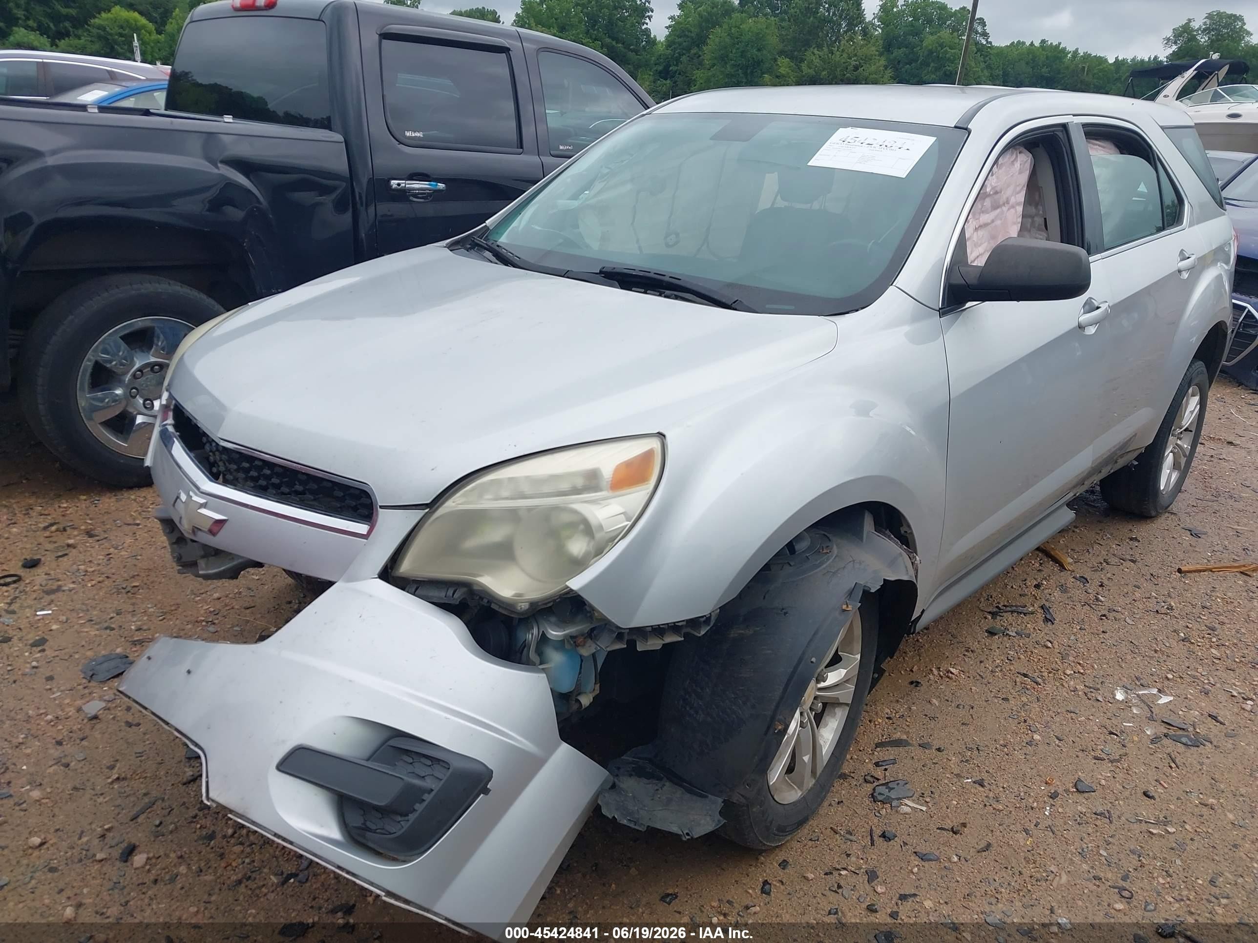 2011 Chevrolet Equinox Ls Silver vin: 2GNALBEC5B1336381