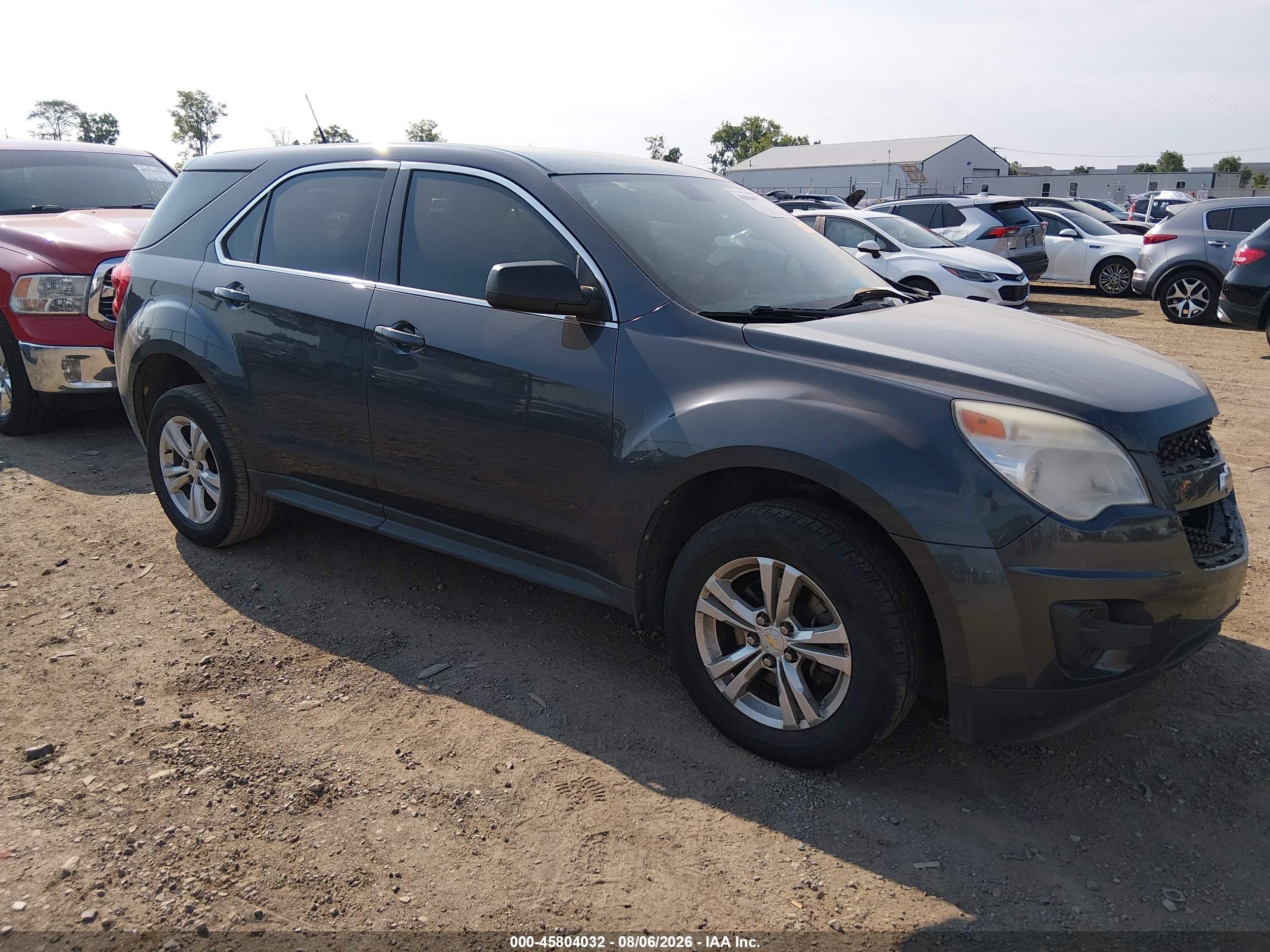 2011 Chevrolet Equinox Ls Серый vin: 2GNALBEC6B1162093