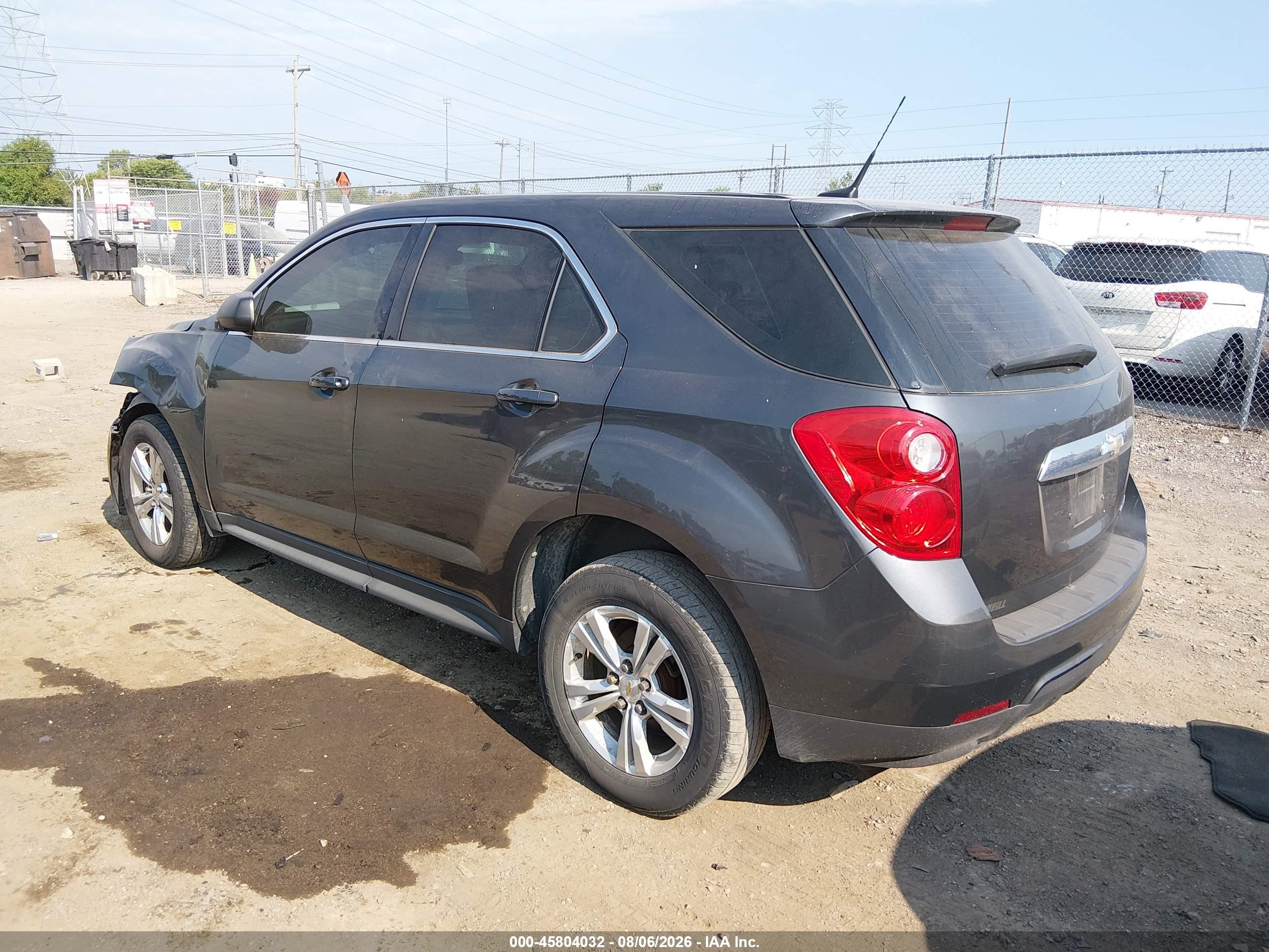 2011 Chevrolet Equinox Ls Серый vin: 2GNALBEC6B1162093