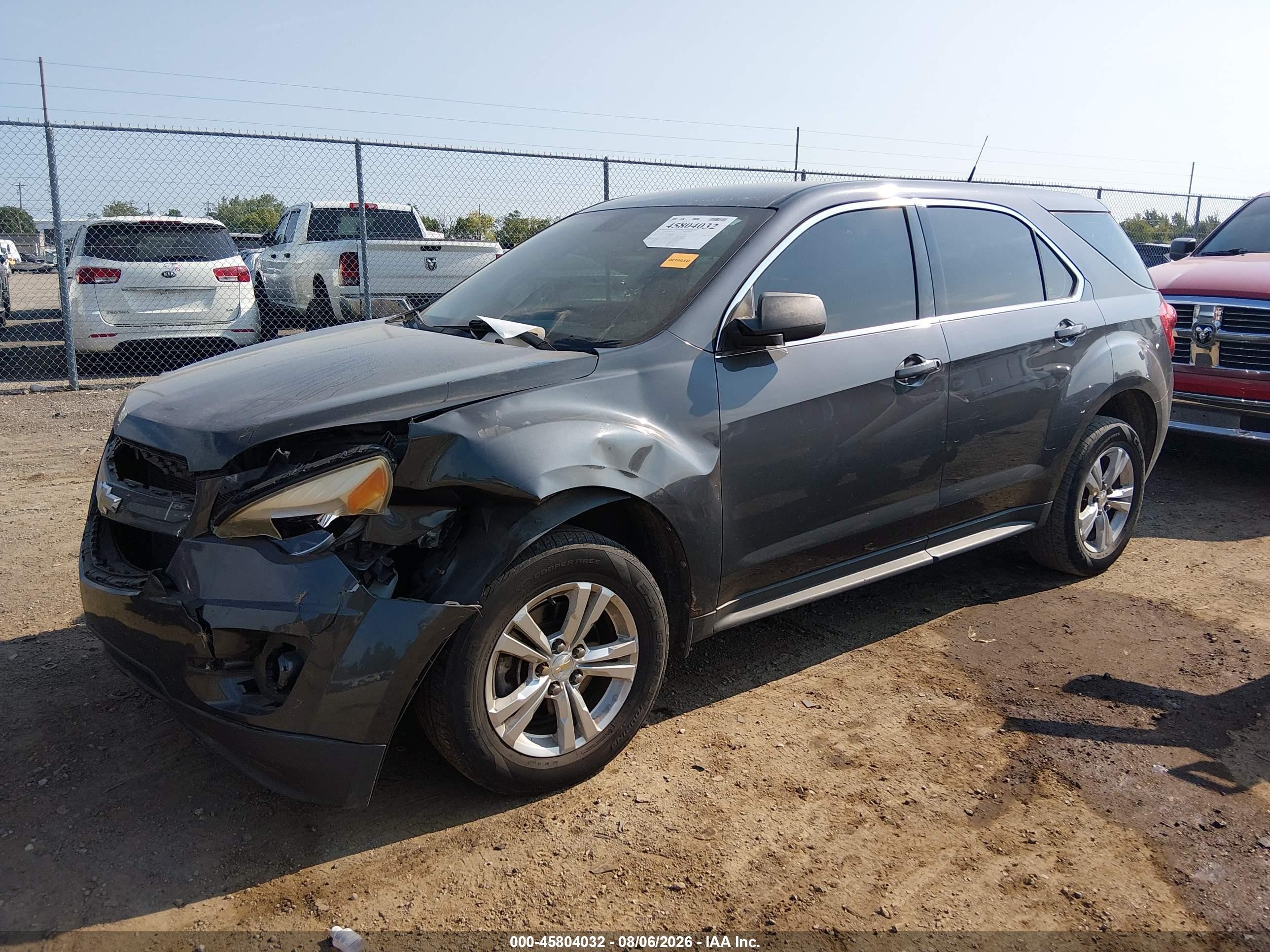 2011 Chevrolet Equinox Ls Серый vin: 2GNALBEC6B1162093