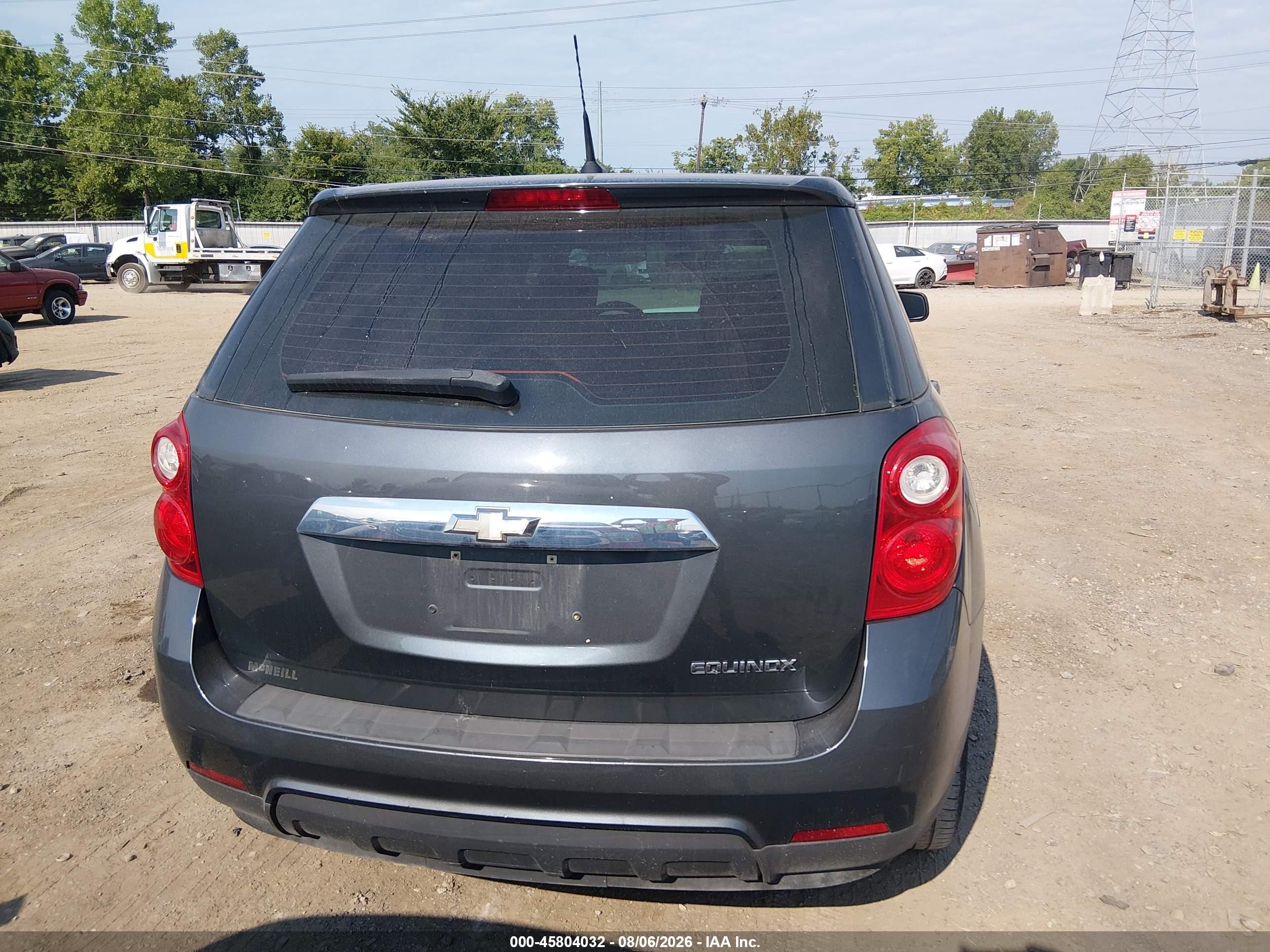 2011 Chevrolet Equinox Ls Серый vin: 2GNALBEC6B1162093
