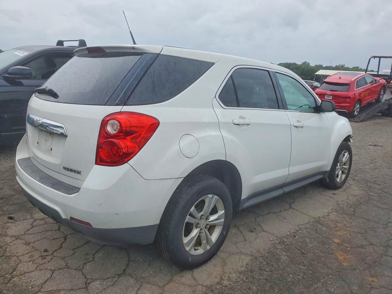 2011 Chevrolet Equinox Ls White vin: 2GNALBEC6B1188564