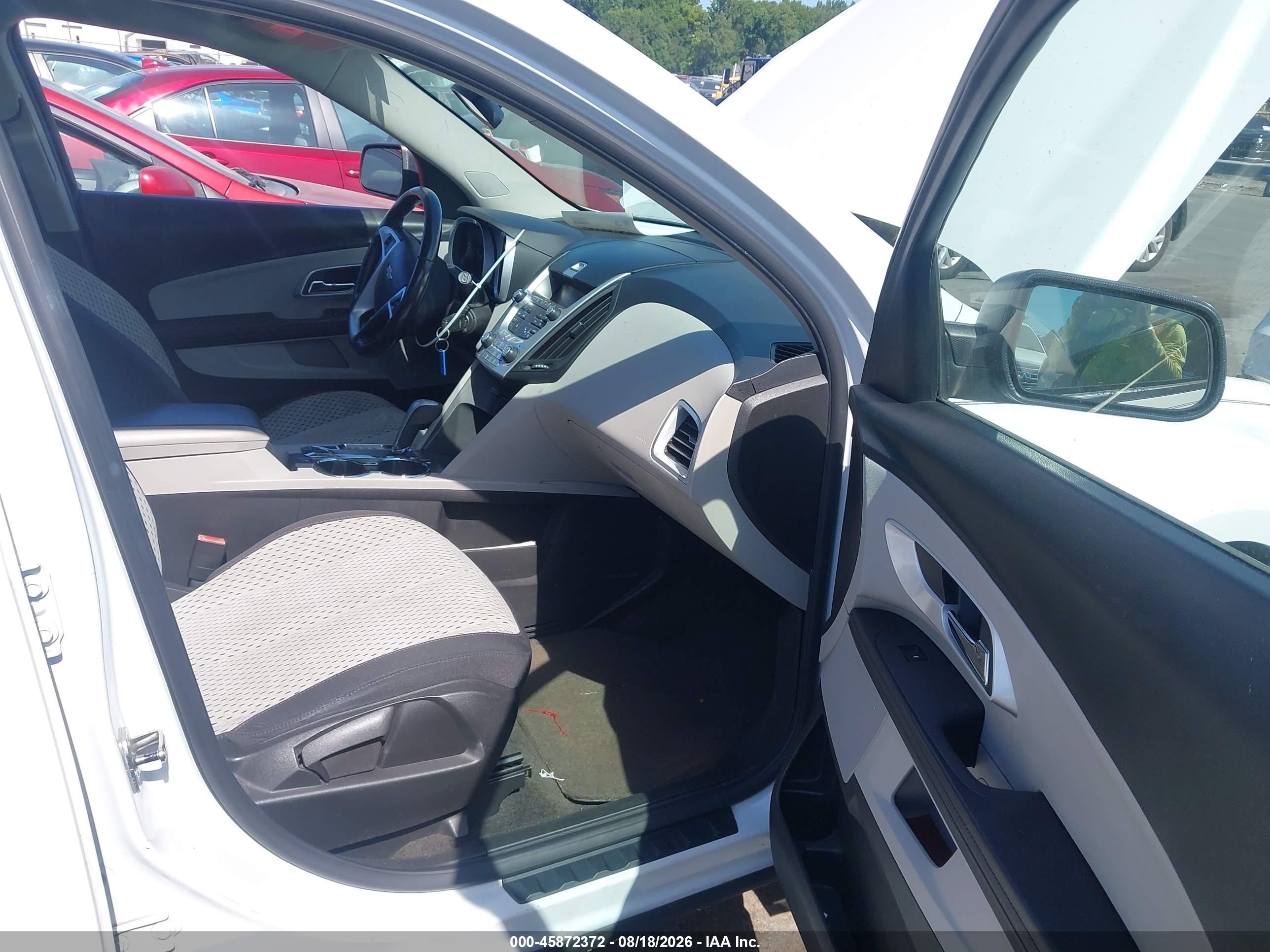 2011 Chevrolet Equinox Ls White vin: 2GNALBEC6B1233387