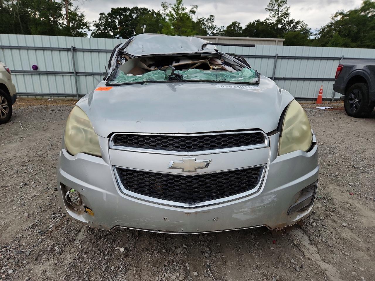 2011 Chevrolet Equinox Ls Silver vin: 2GNALBEC6B1247094