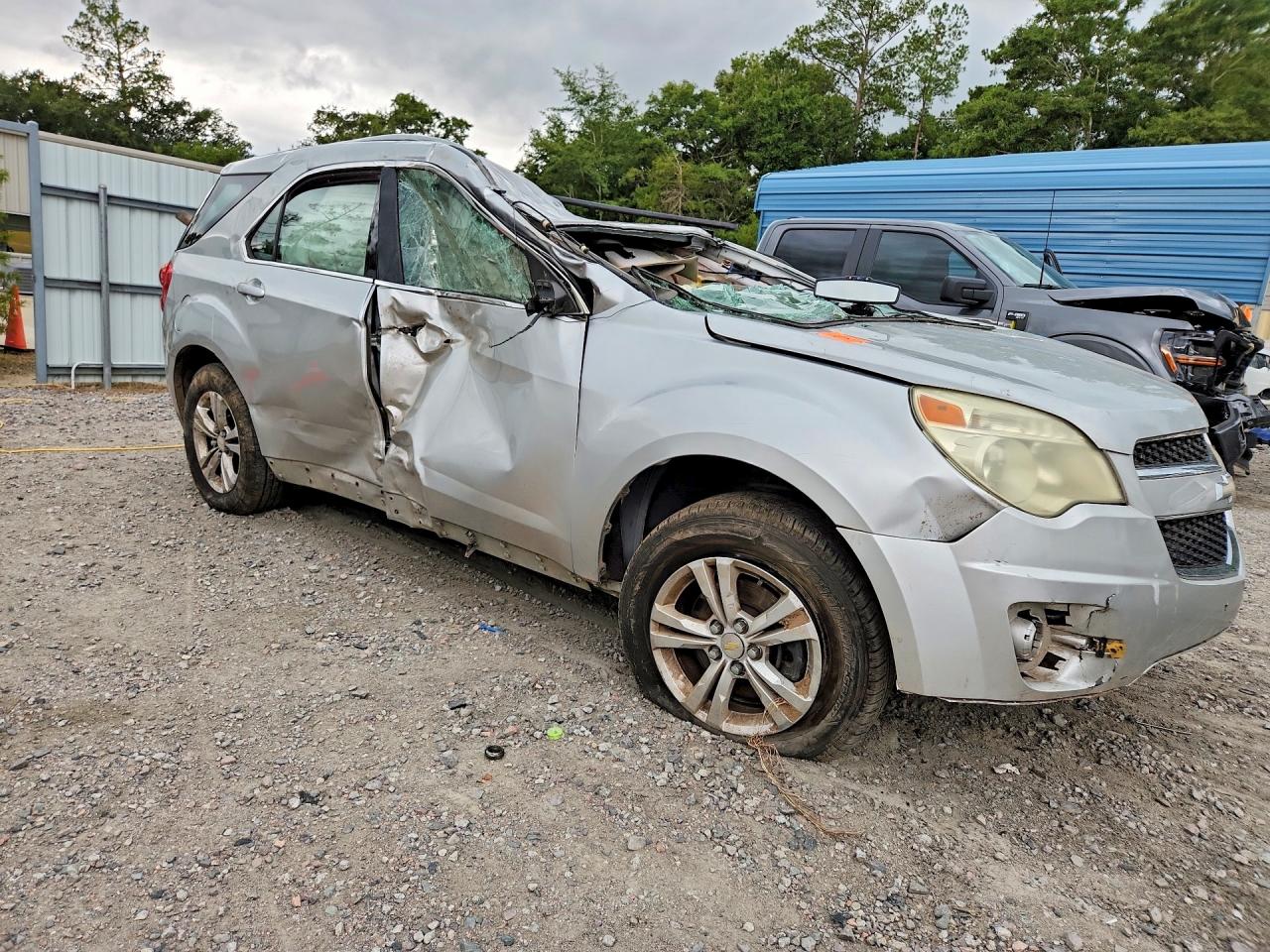 2011 Chevrolet Equinox Ls Silver vin: 2GNALBEC6B1247094