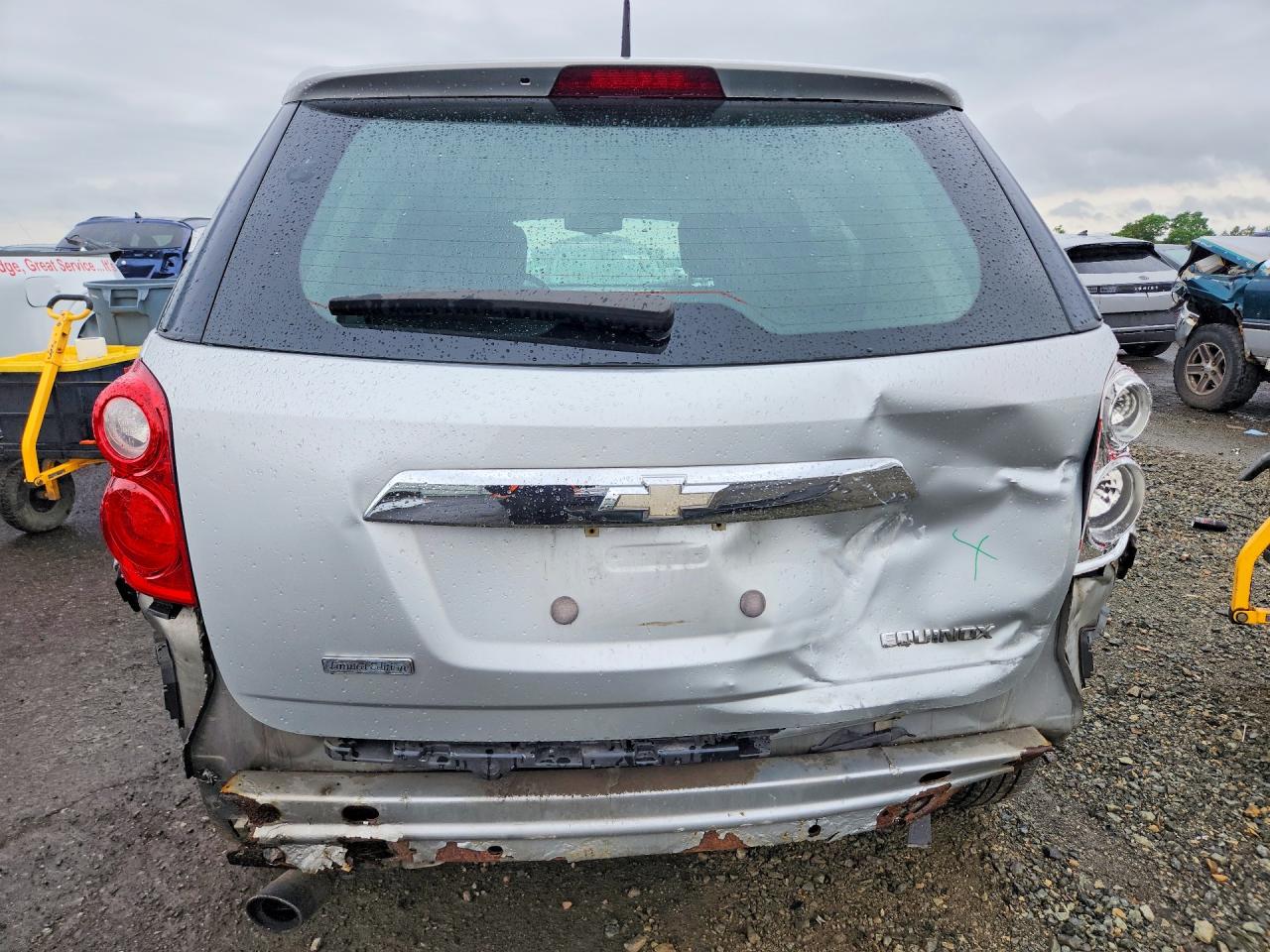 2011 Chevrolet Equinox Ls Silver vin: 2GNALBEC6B1292634