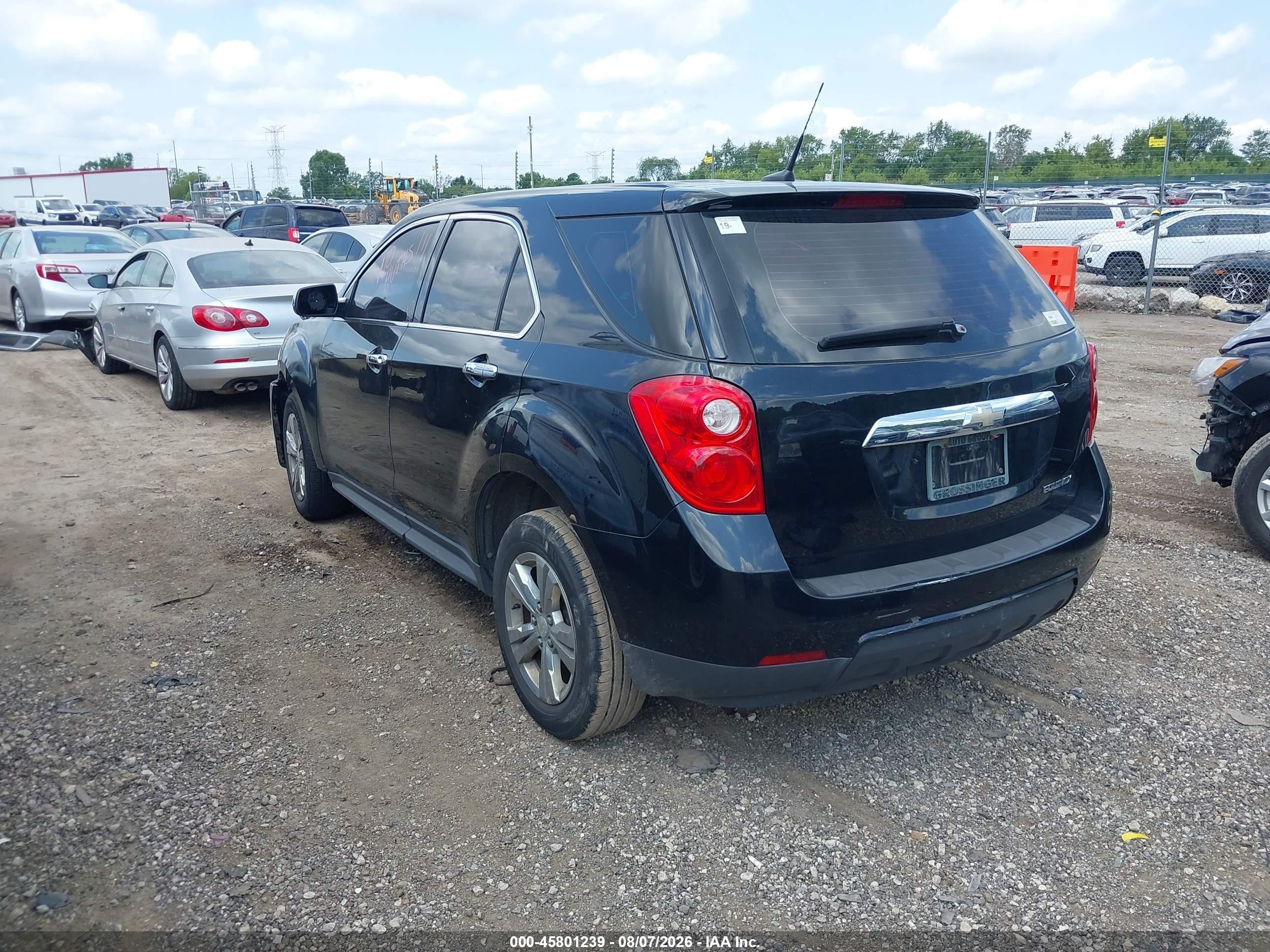 2011 Chevrolet Equinox Ls Синий vin: 2GNALBEC7B1186838