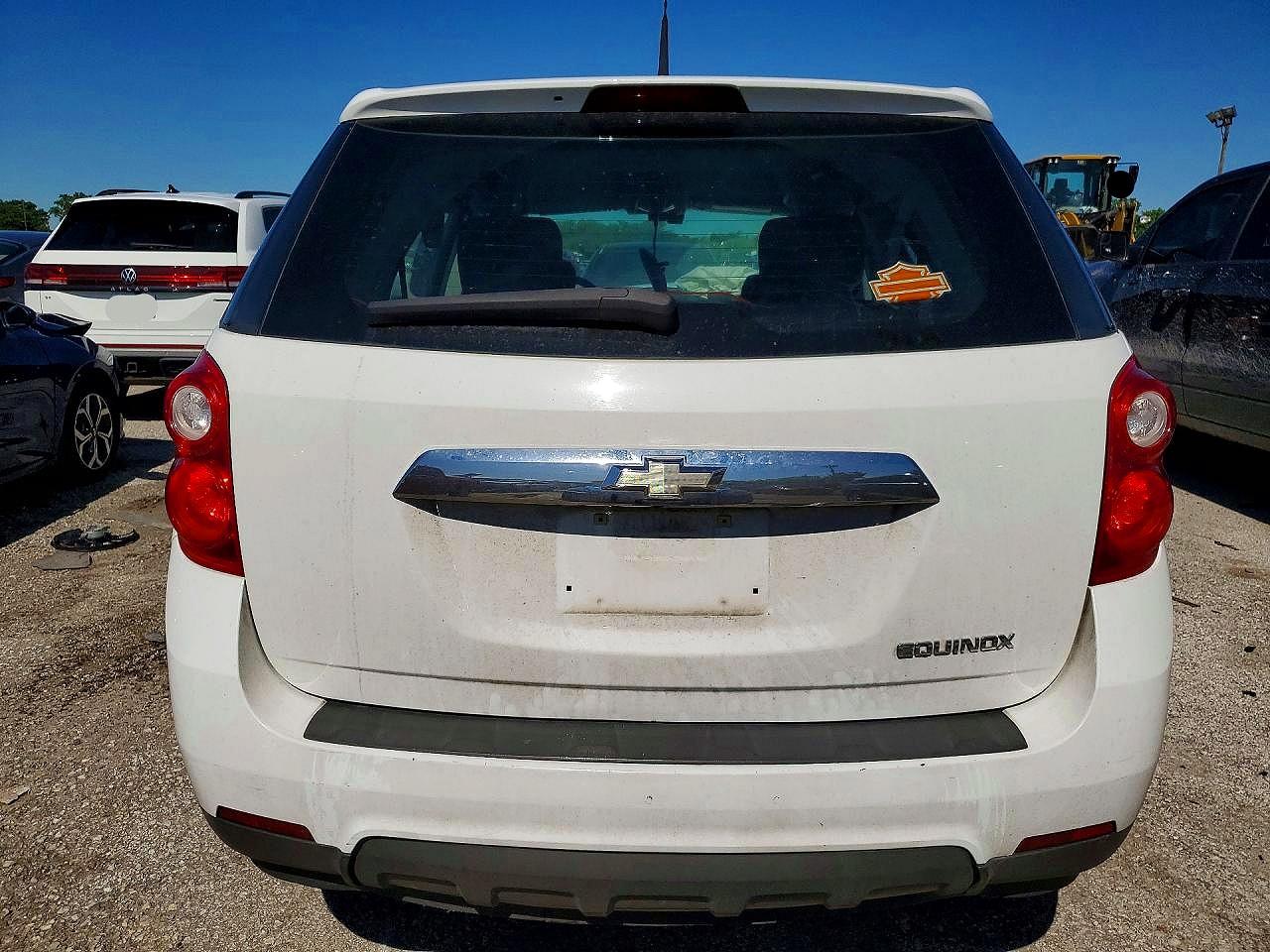 2011 Chevrolet Equinox Ls White vin: 2GNALBEC7B1239733