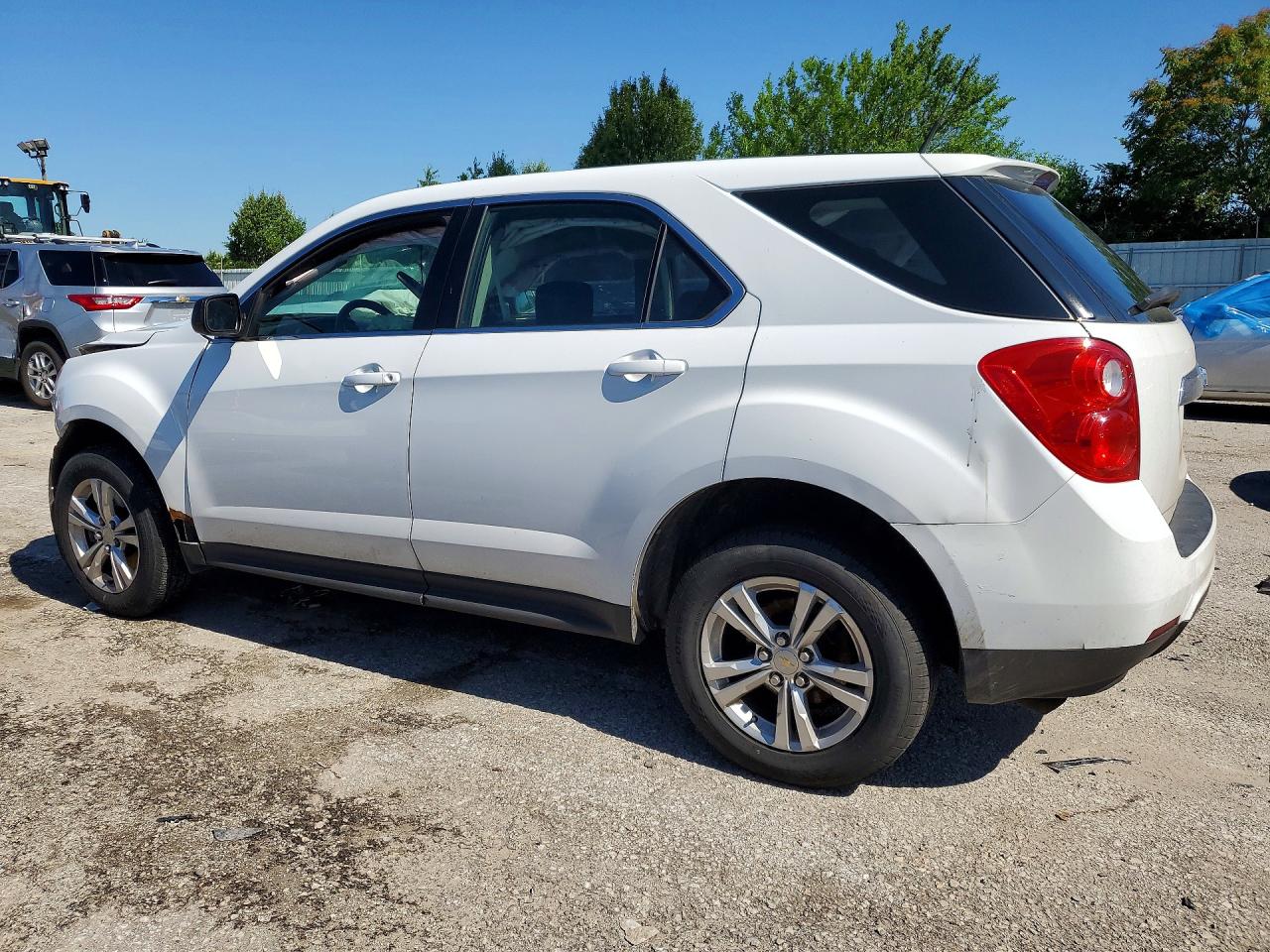 2011 Chevrolet Equinox Ls White vin: 2GNALBEC7B1239733