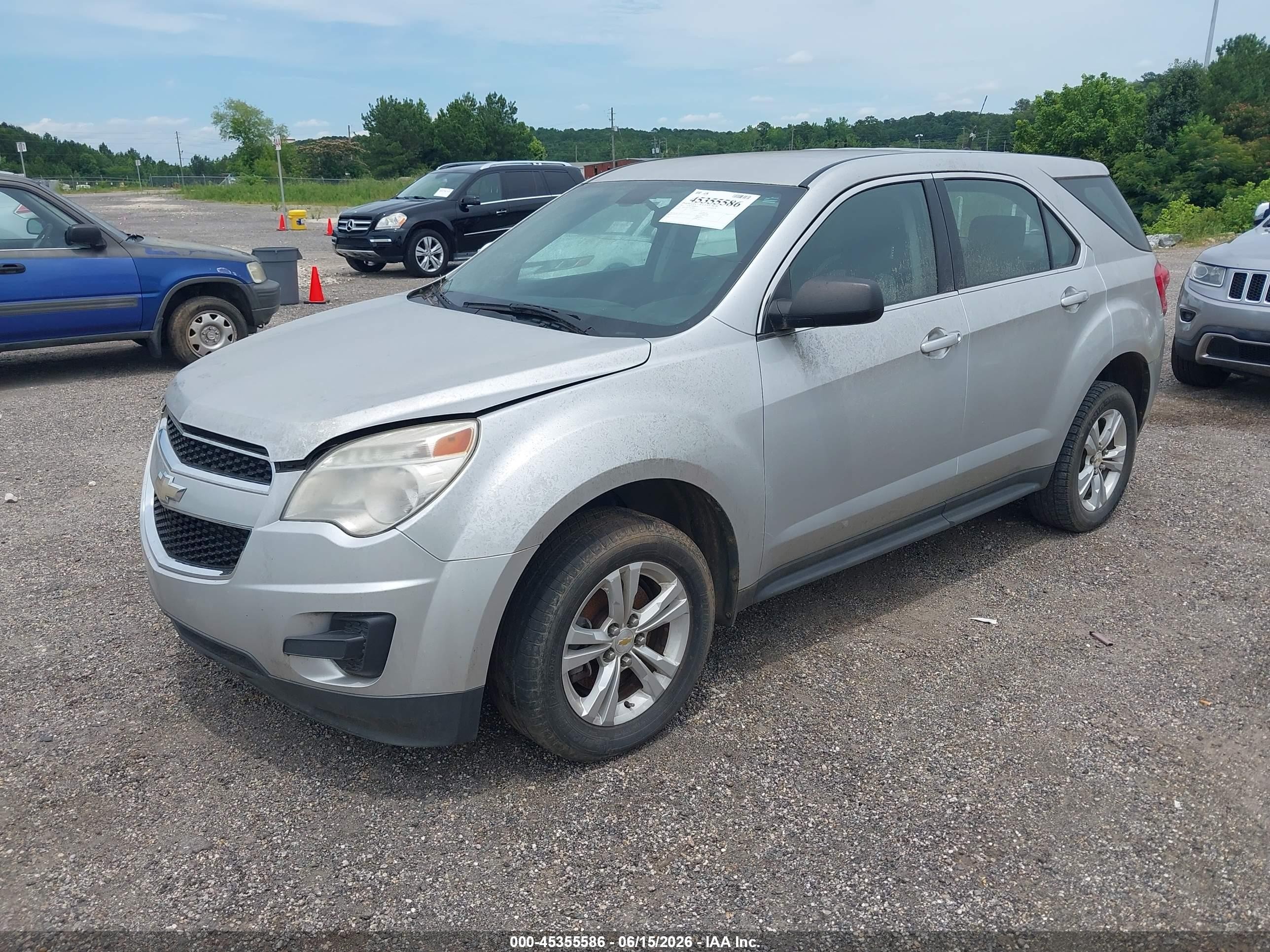 2011 Chevrolet Equinox Ls Silver vin: 2GNALBEC7B1287085