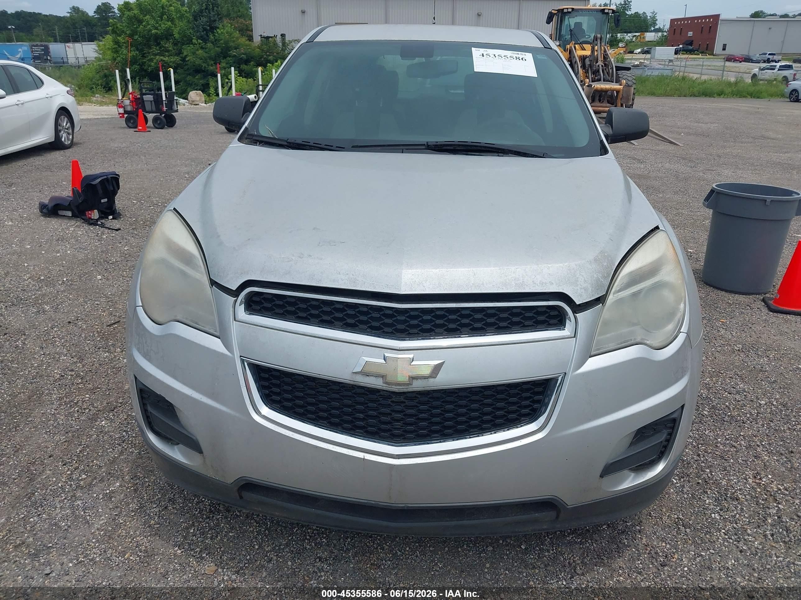 2011 Chevrolet Equinox Ls Silver vin: 2GNALBEC7B1287085